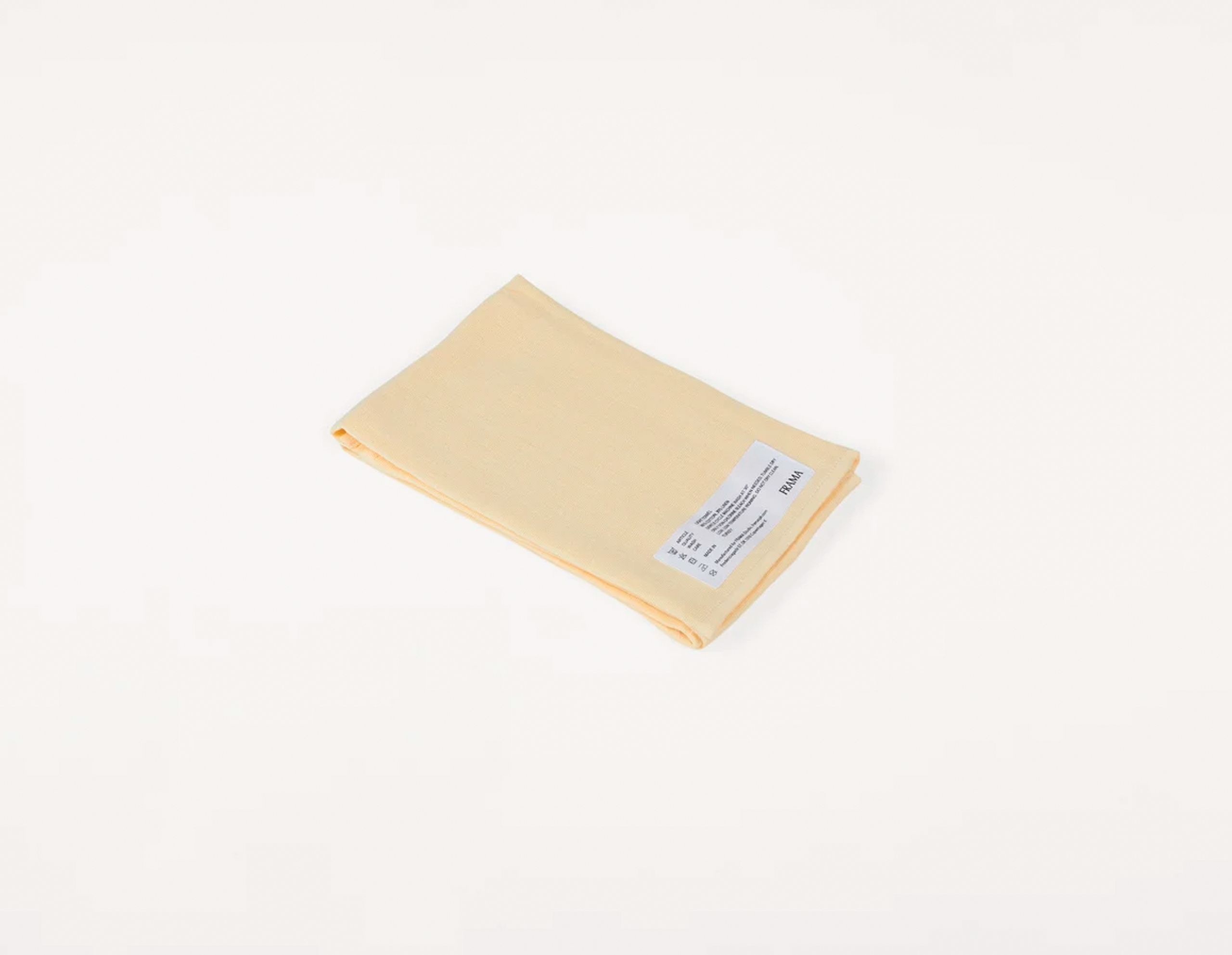 FRAMA - Towel - Light Towels - Pale Yellow - Hand