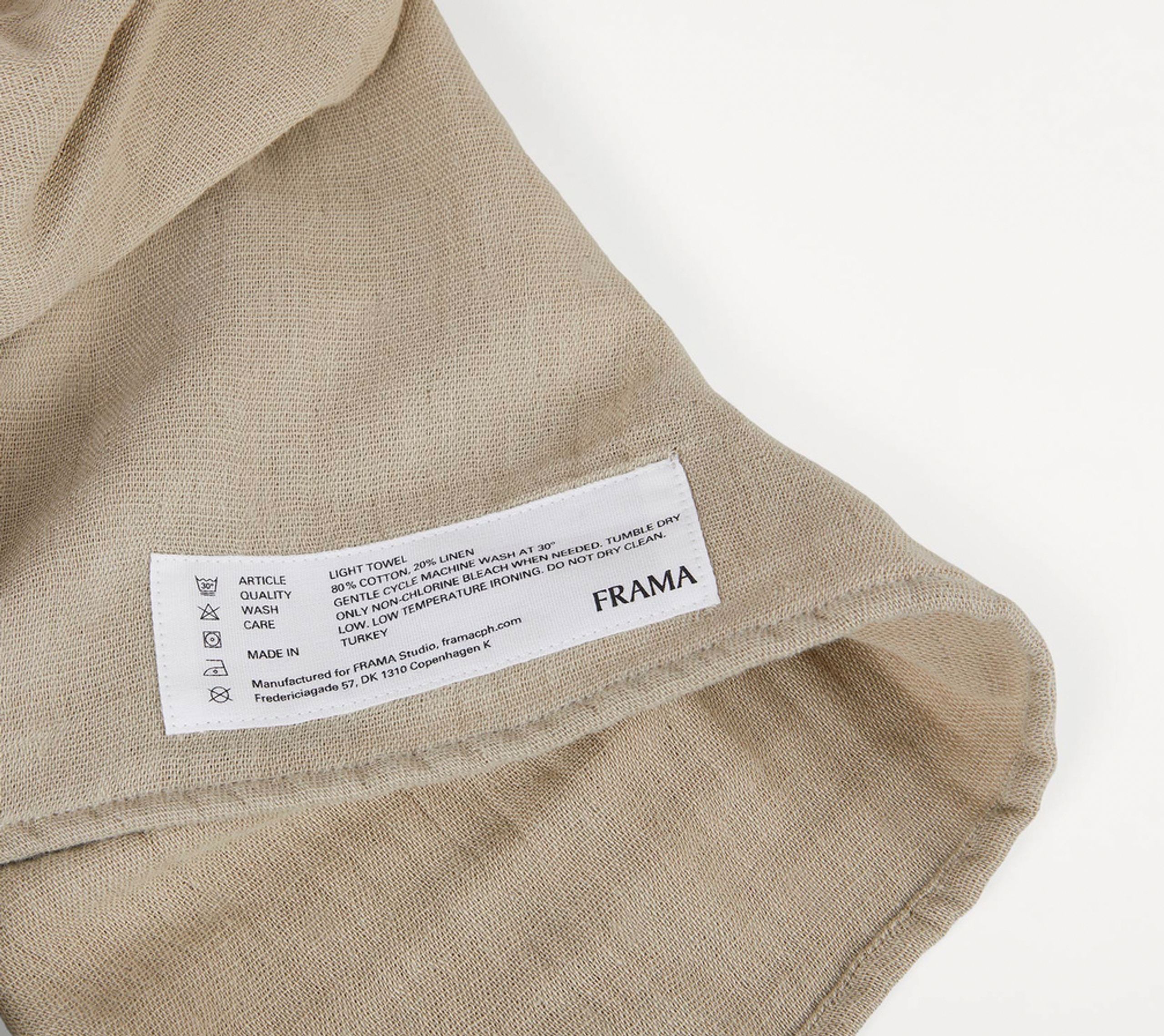 FRAMA - Towel - Light Towels - Sage Green - Body