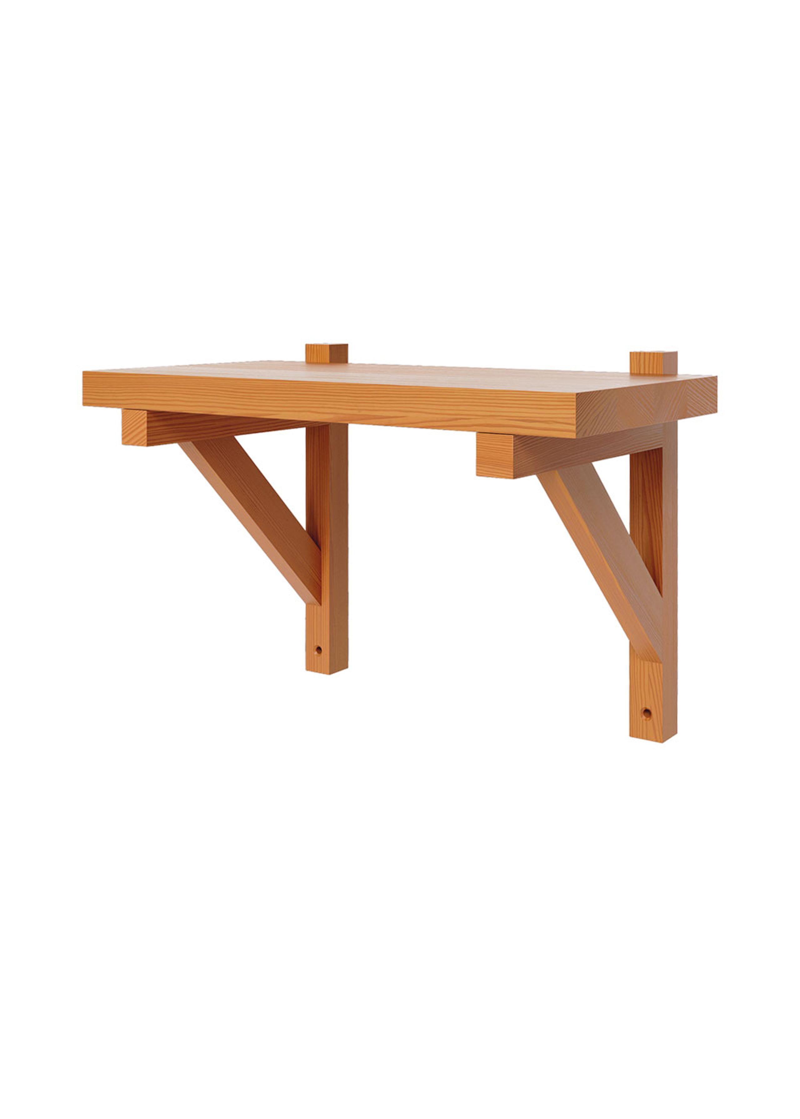 FRAMA - Plank - Bracket Shelf - Warm Brown - Small