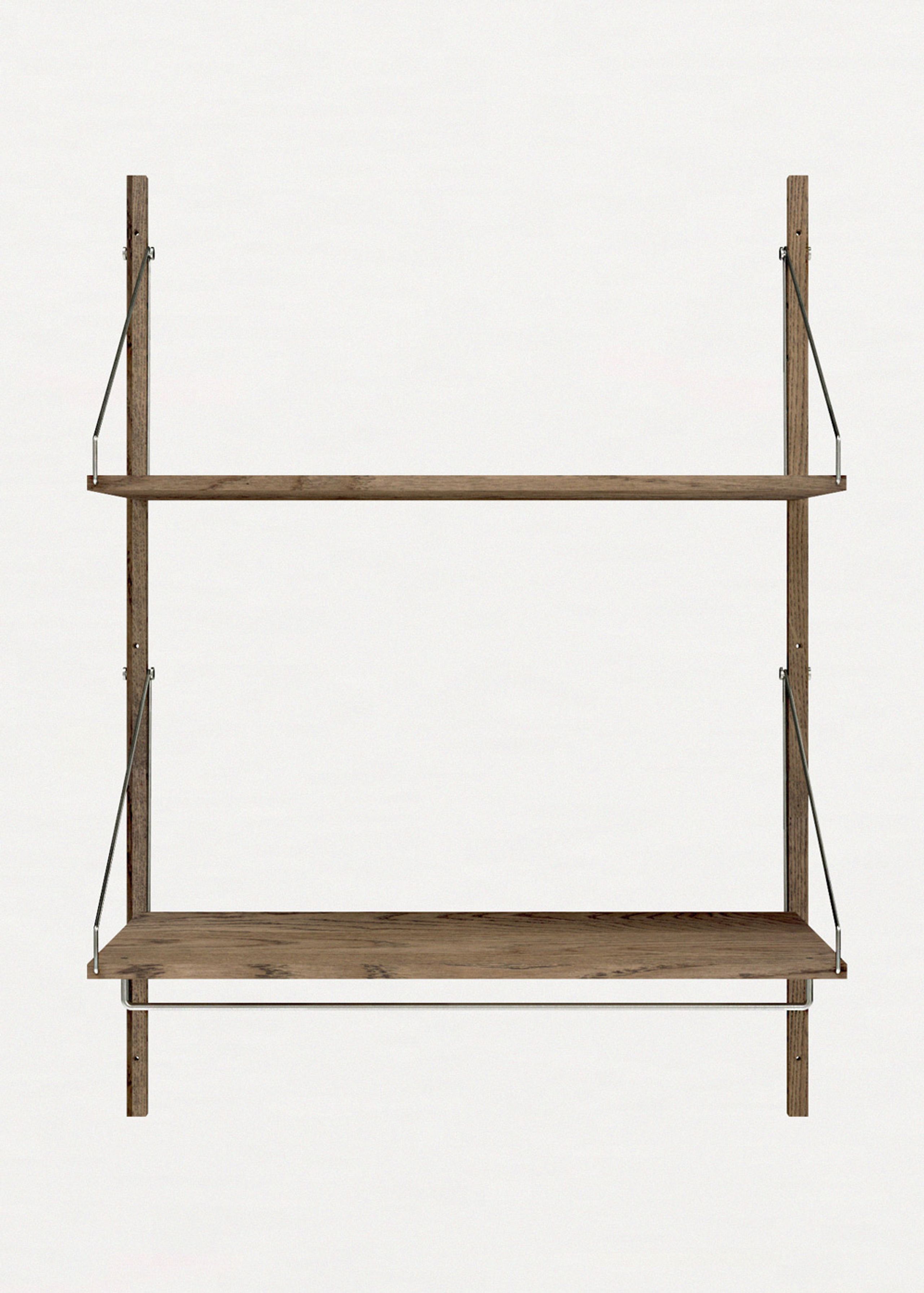 FRAMA - Display - Shelf Library H1148 / Hanger Section - Dark Oiled Oak