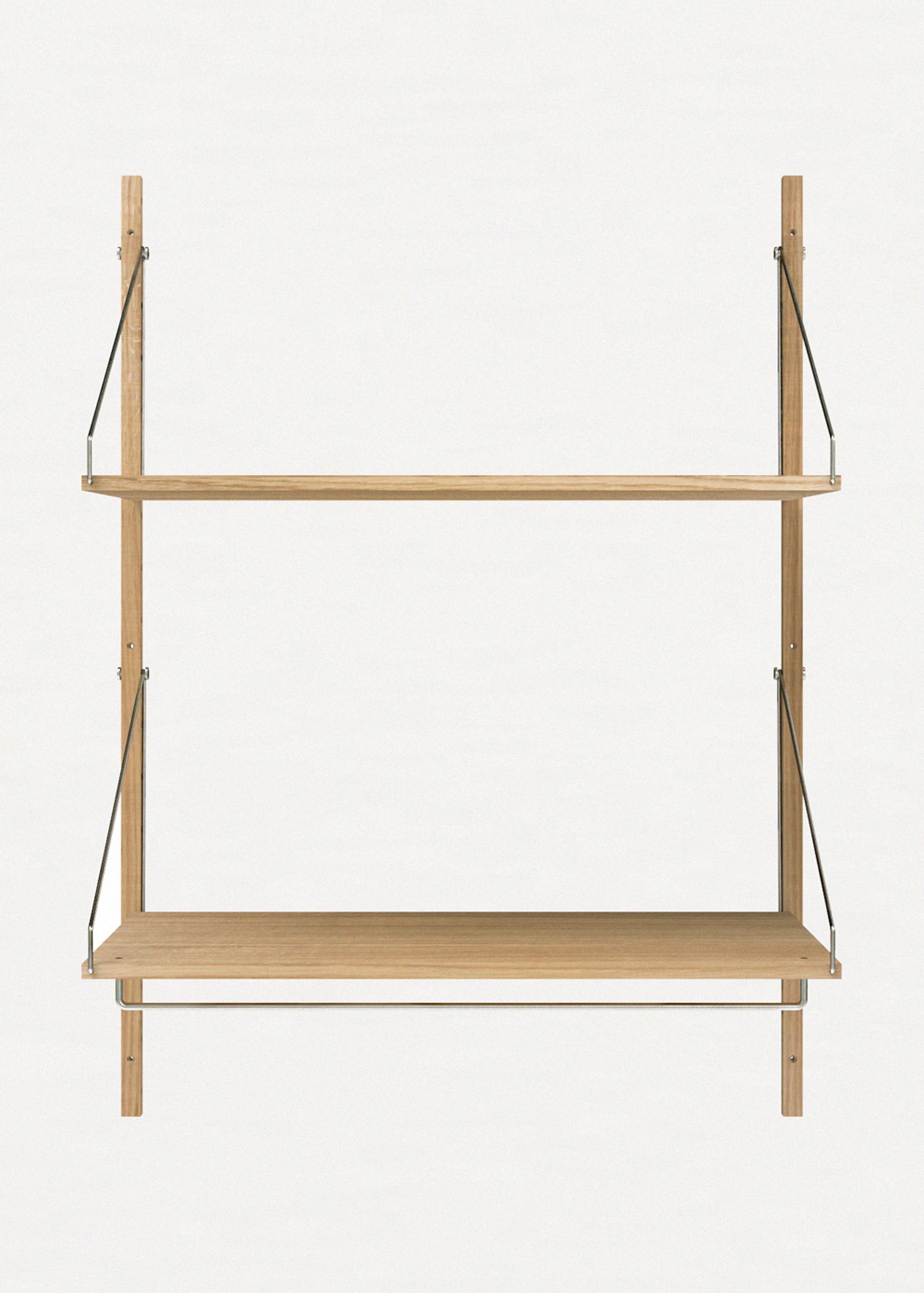 FRAMA - Regal - Shelf Library H1148 / Hanger Section - Natural Oak