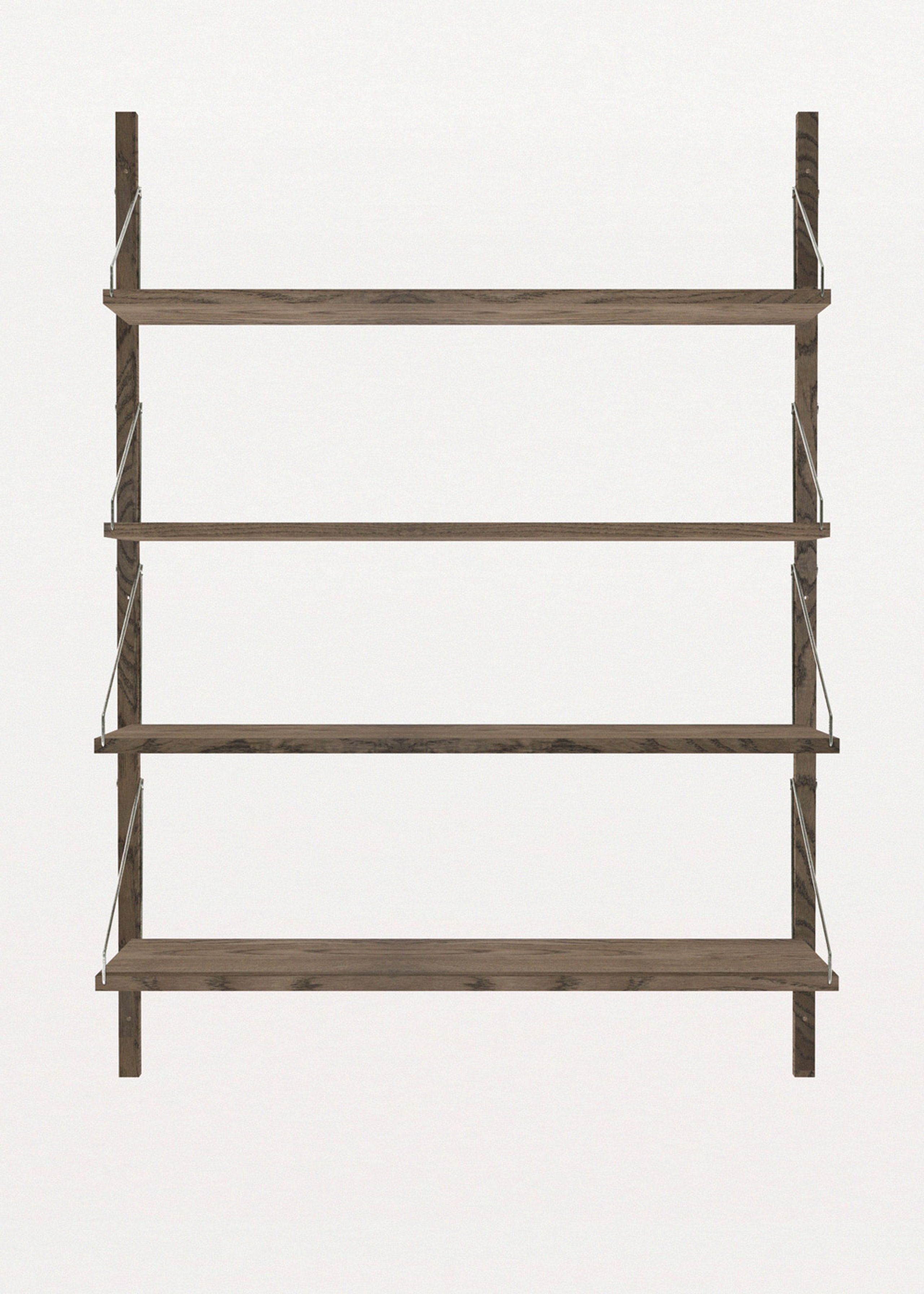 FRAMA - Display - Shelf Library H1148 / Single Section - Dark Oiled Oak
