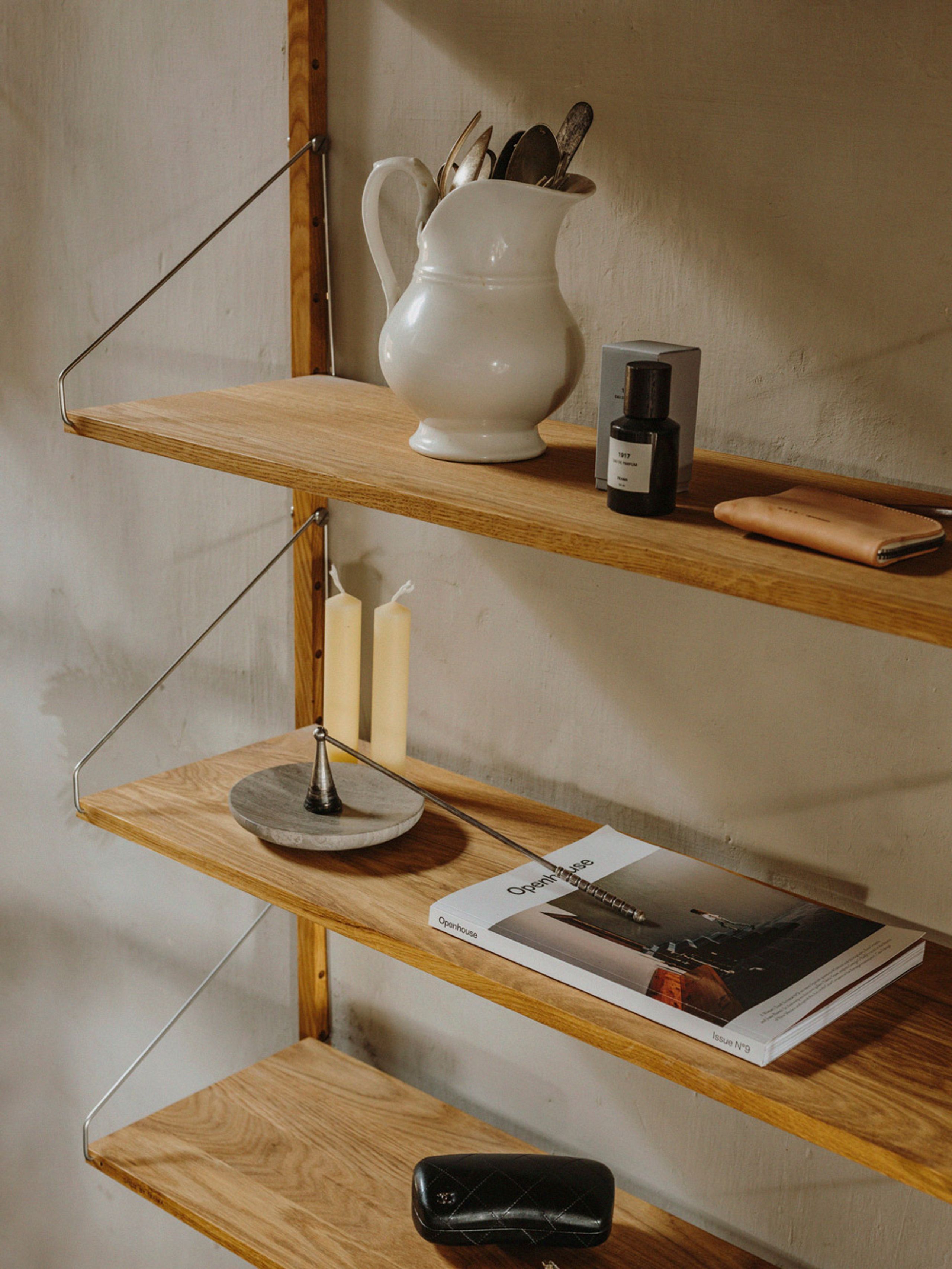 FRAMA - Display - Shelf Library H1148 / Double Section - Natural Oak