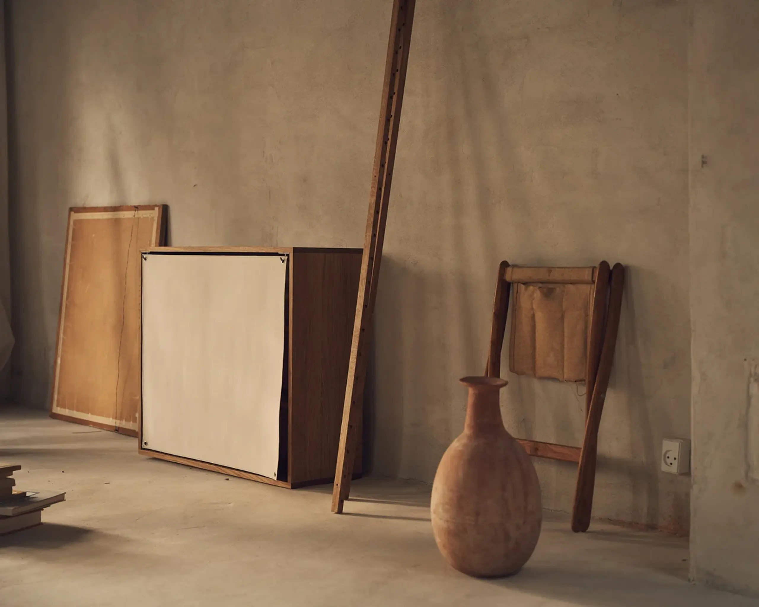 FRAMA - Sistema di scaffalature - Shelf Library Canvas Cabinet - Natural oak