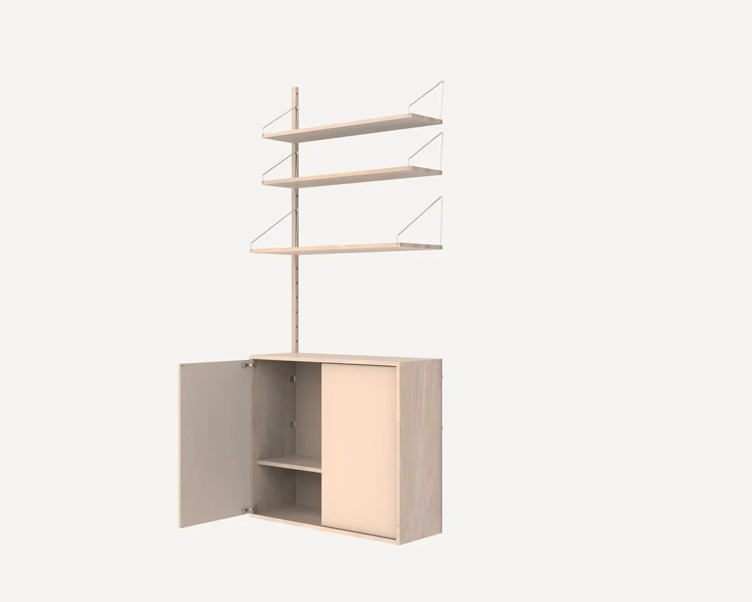 FRAMA - Sistema di scaffalature - Shelf Library H1852 | Cabinet - White H1852 | Cabinet Add-on Section | M