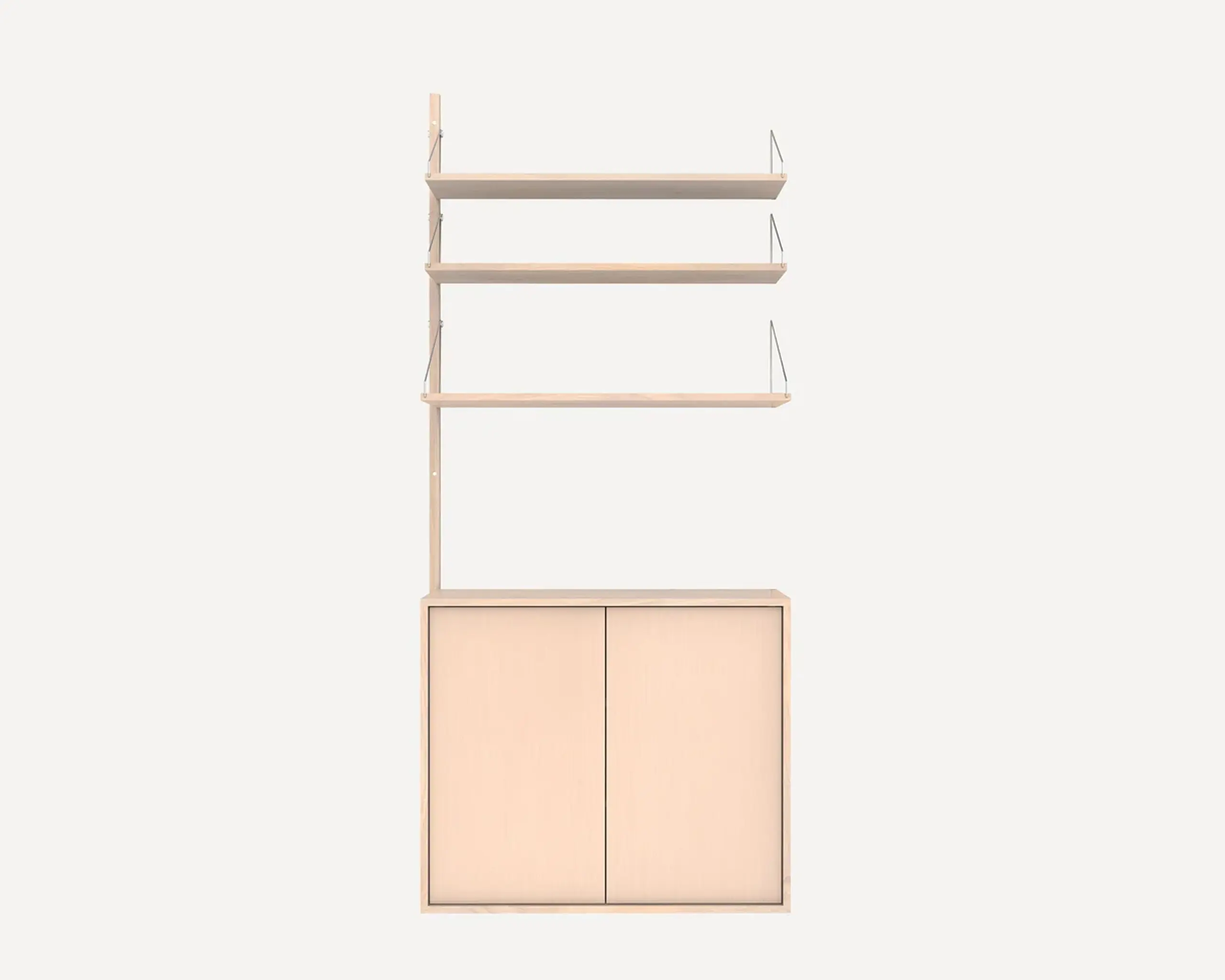 FRAMA - Sistema di scaffalature - Shelf Library H1852 | Cabinet - White H1852 | Cabinet Add-on Section | M
