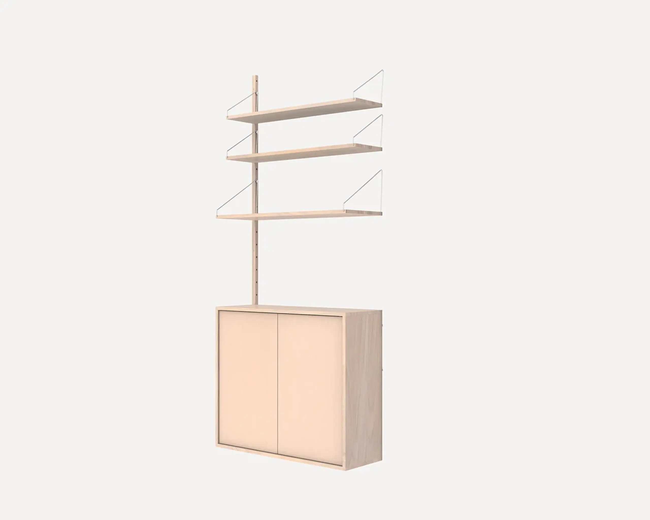 FRAMA - Sistema di scaffalature - Shelf Library H1852 | Cabinet - White H1852 | Cabinet Add-on Section | M