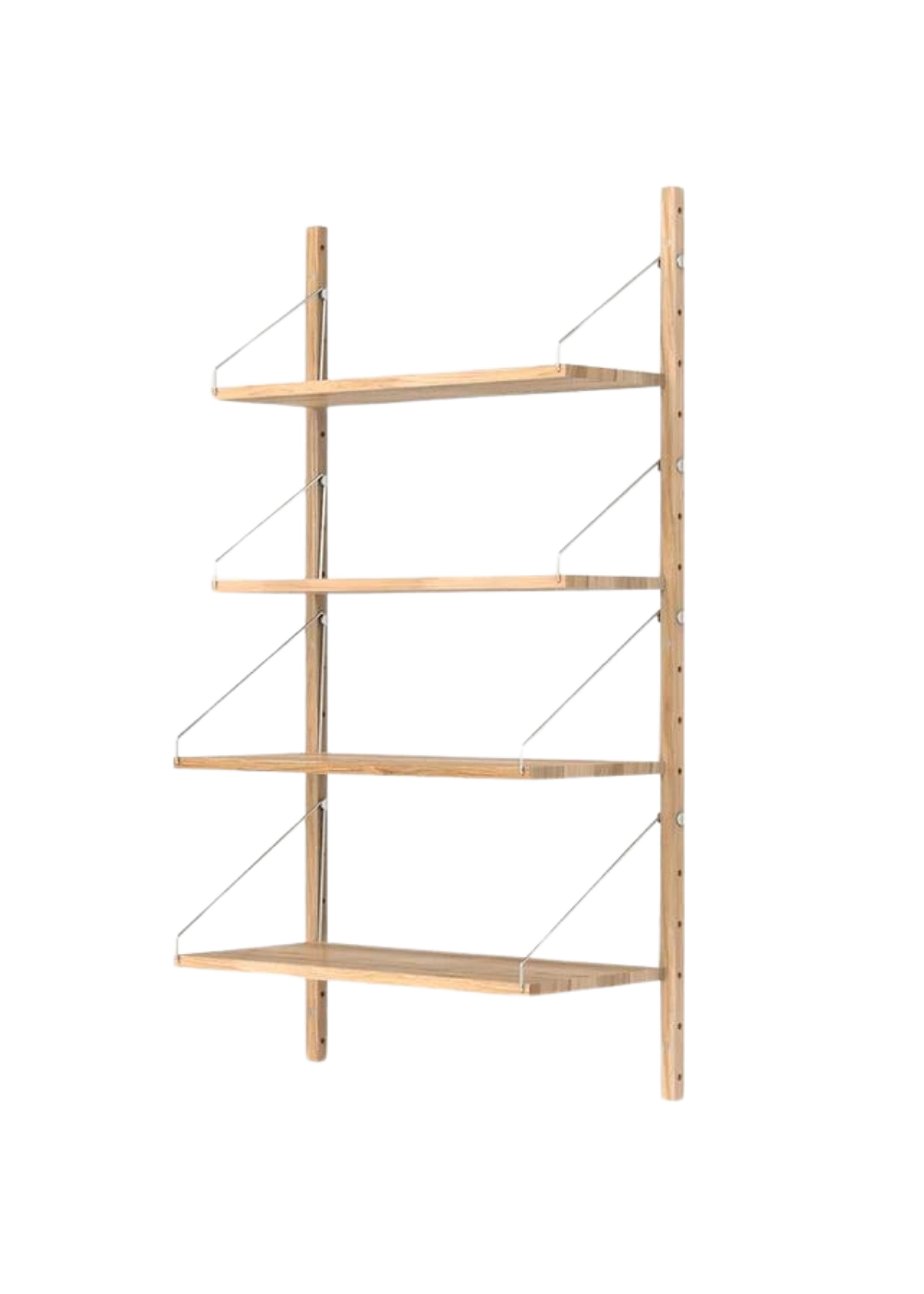 FRAMA - Shelving system - Shelf Library - Single Section - Natural