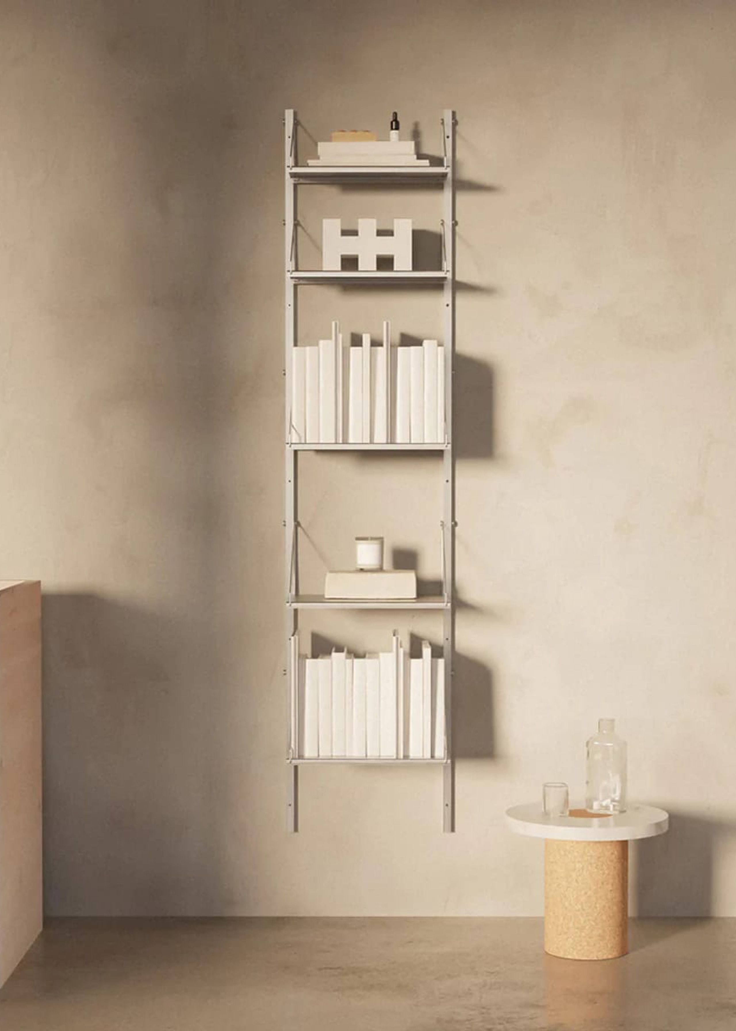 FRAMA - Sistema de prateleiras - Shelf Library H1852 / Hanger Section - Stainless steel