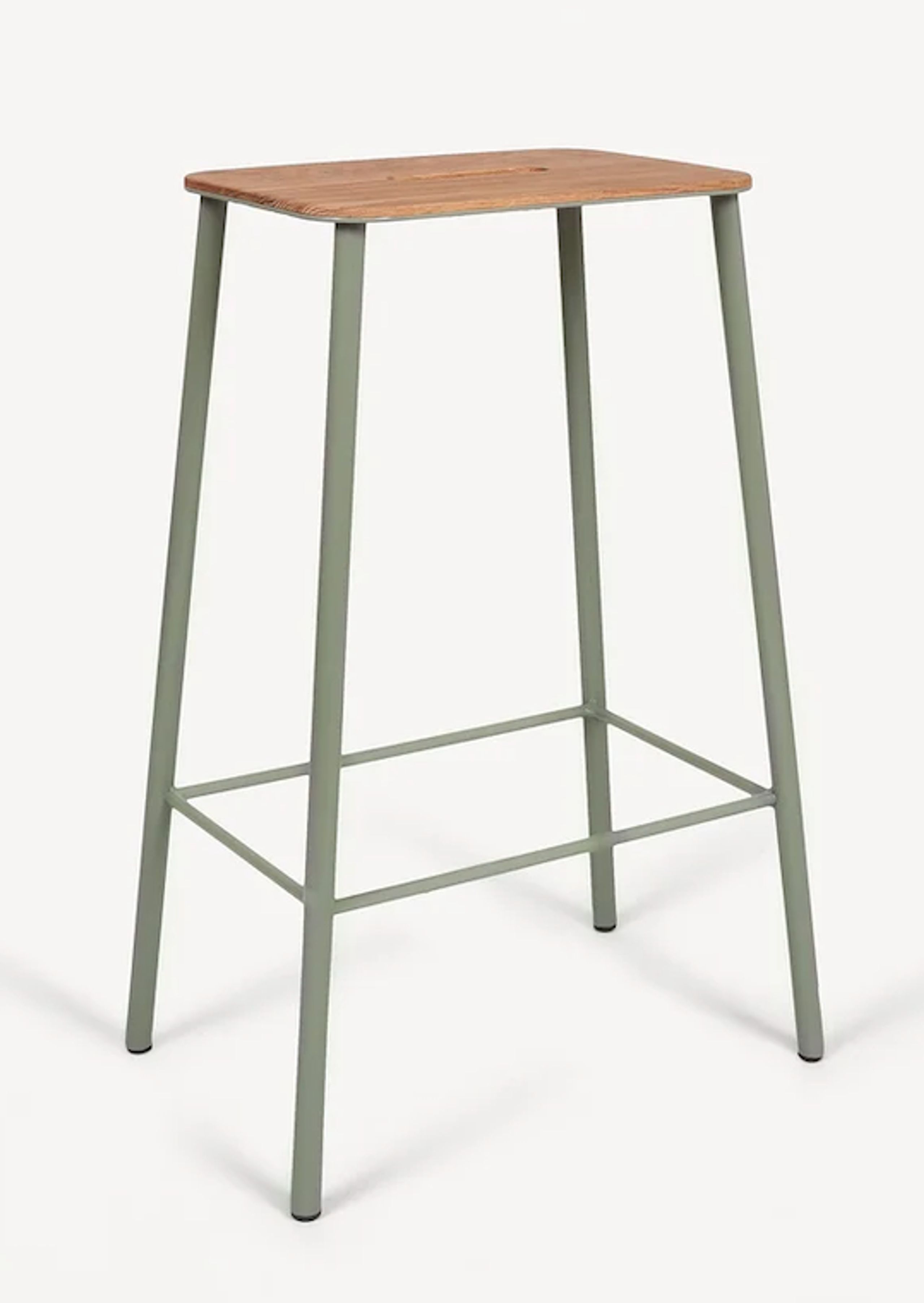 FRAMA - Tabouret - Adam Stool H65 - Oak / Sill Green