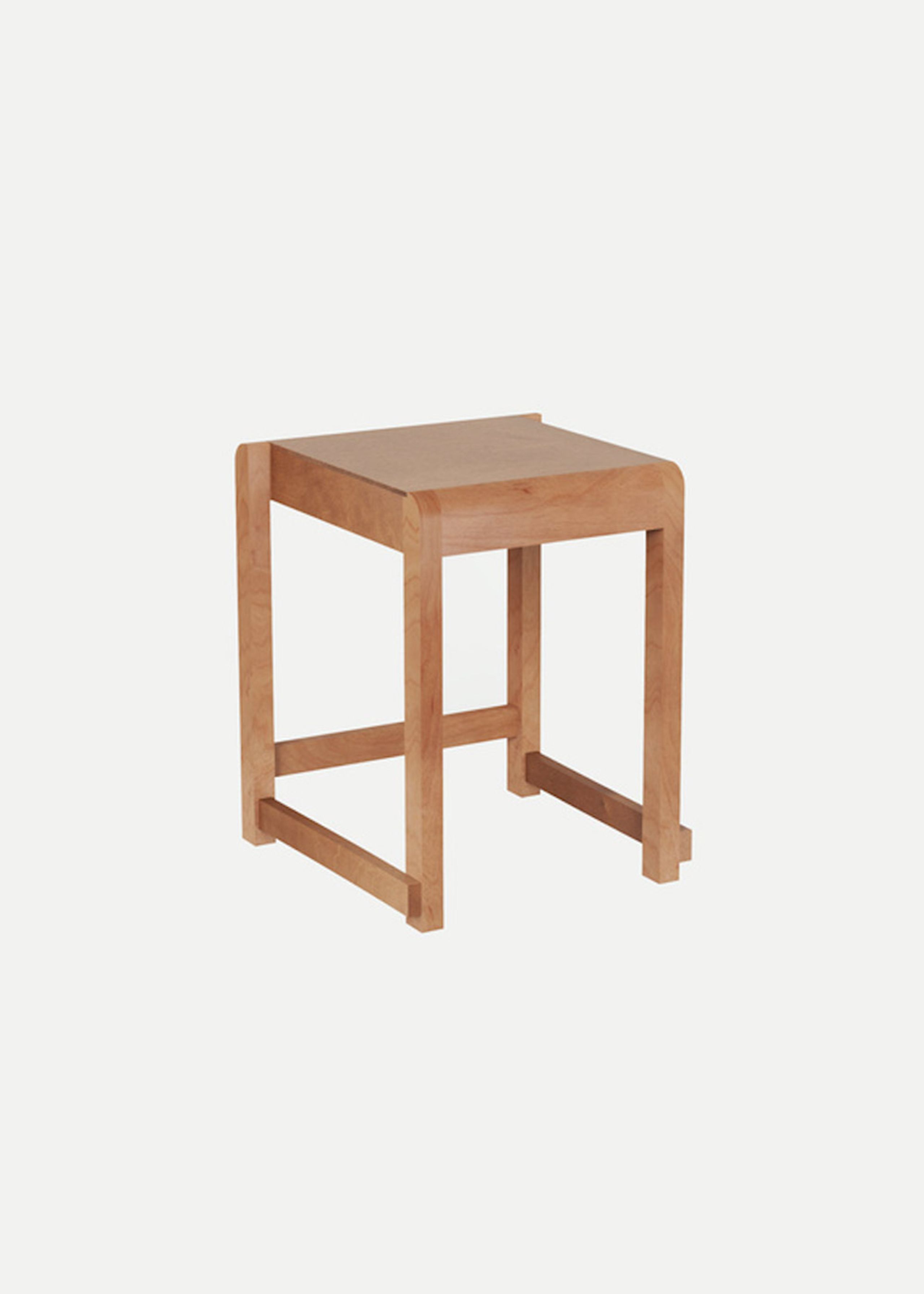 FRAMA - Tabouret - Low stool 01 - Warm Brown Wood