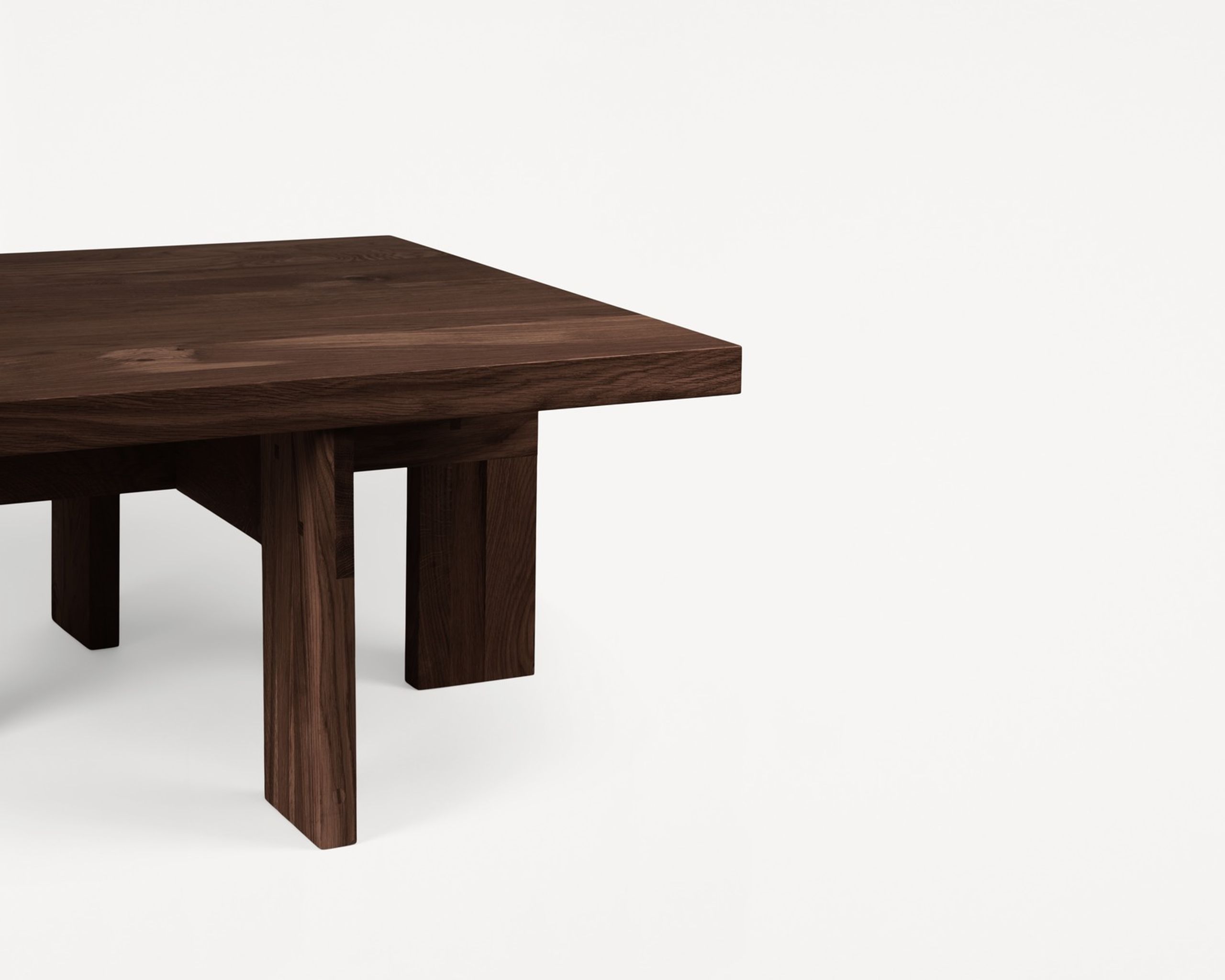 FRAMA - Mesa de centro - Farmhouse Coffee Table / Square - Dark Oak