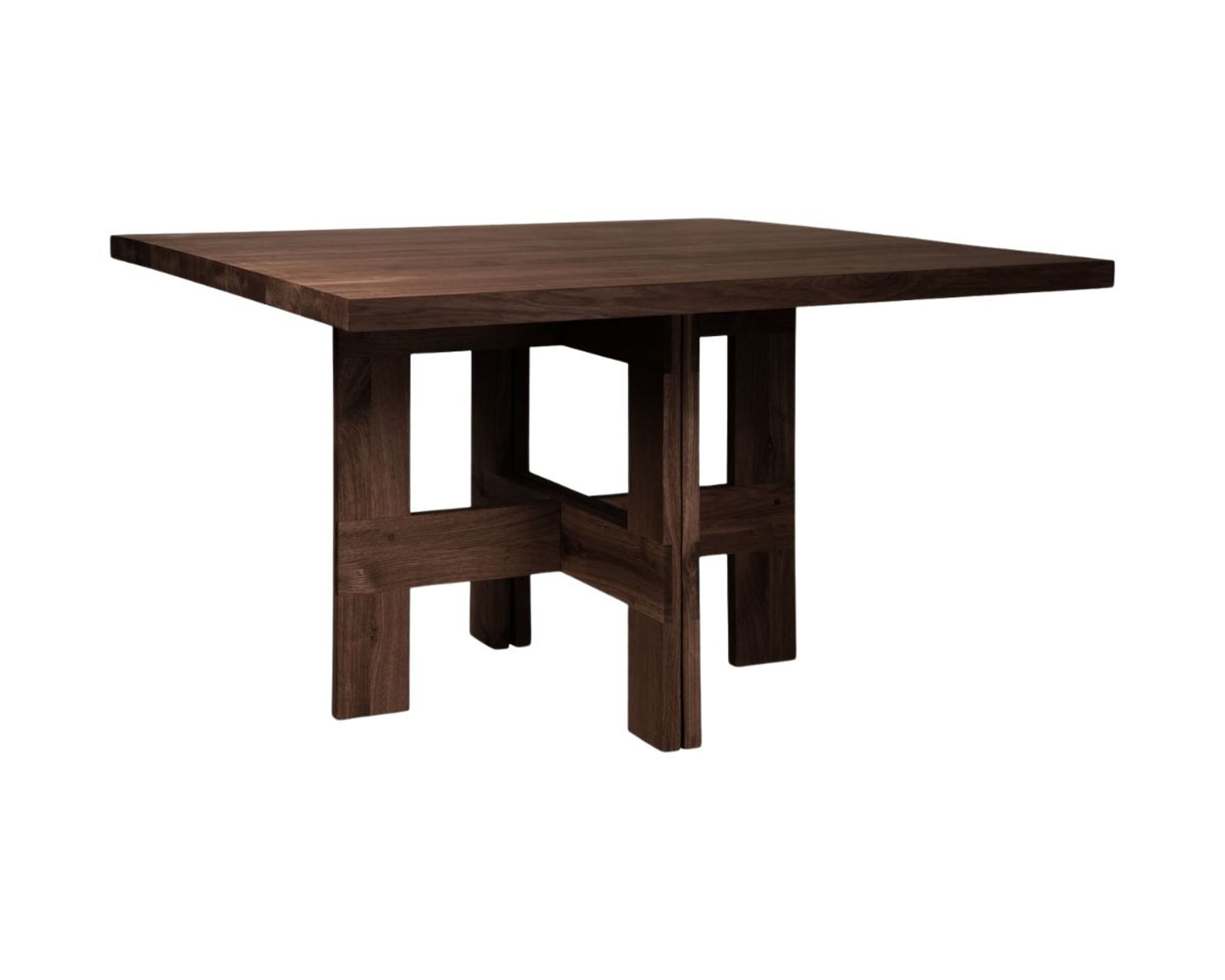 FRAMA - Jídelní stůl - Farmhouse Trestle Table / Square - Dark Oak