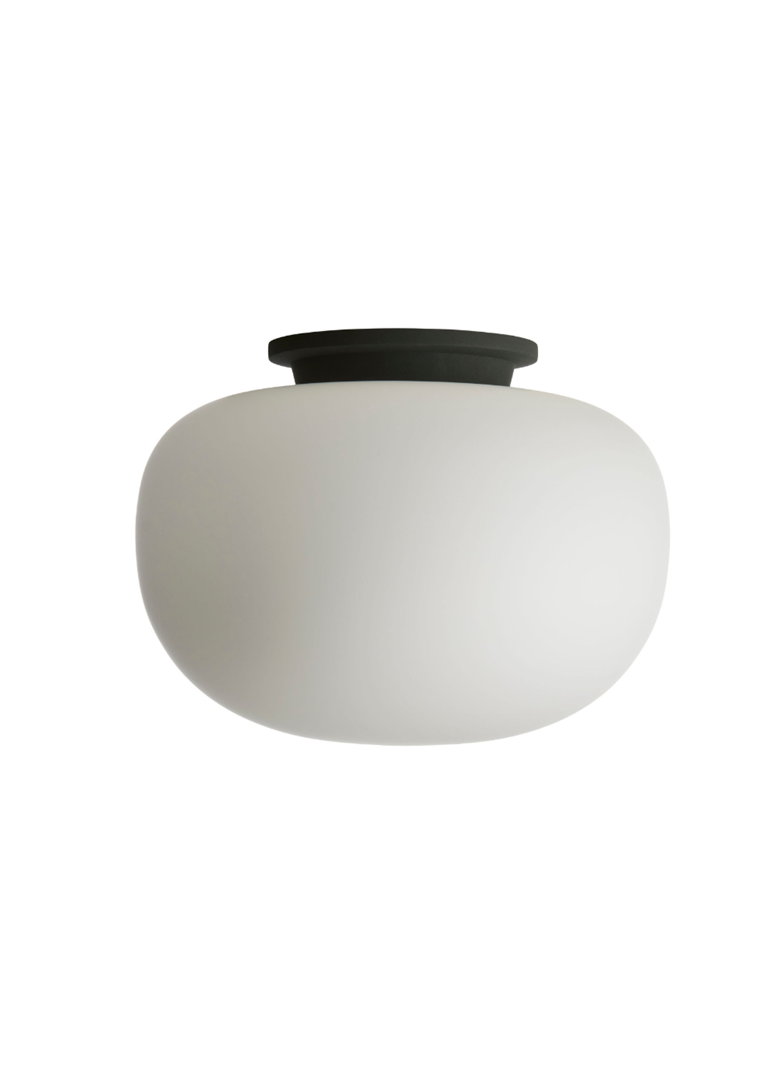 Frandsen - Taklampa - Supernate Ceiling Light - Opal White/Black - Ø38