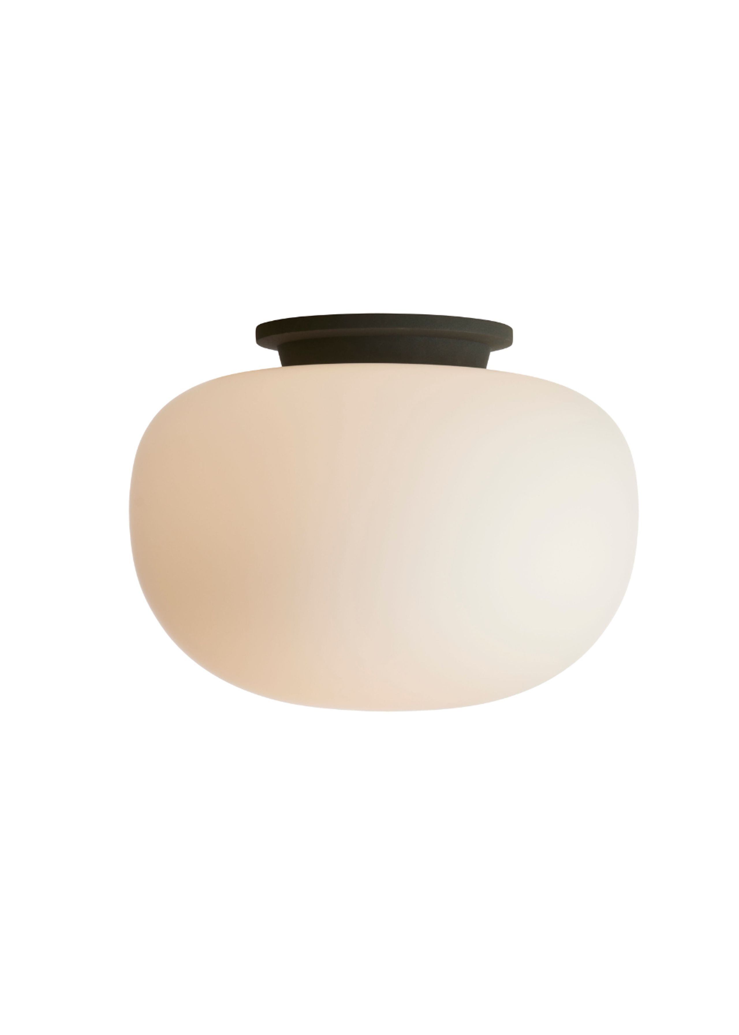 Frandsen - Taklampa - Supernate Ceiling Light - Opal White/Black - Ø38