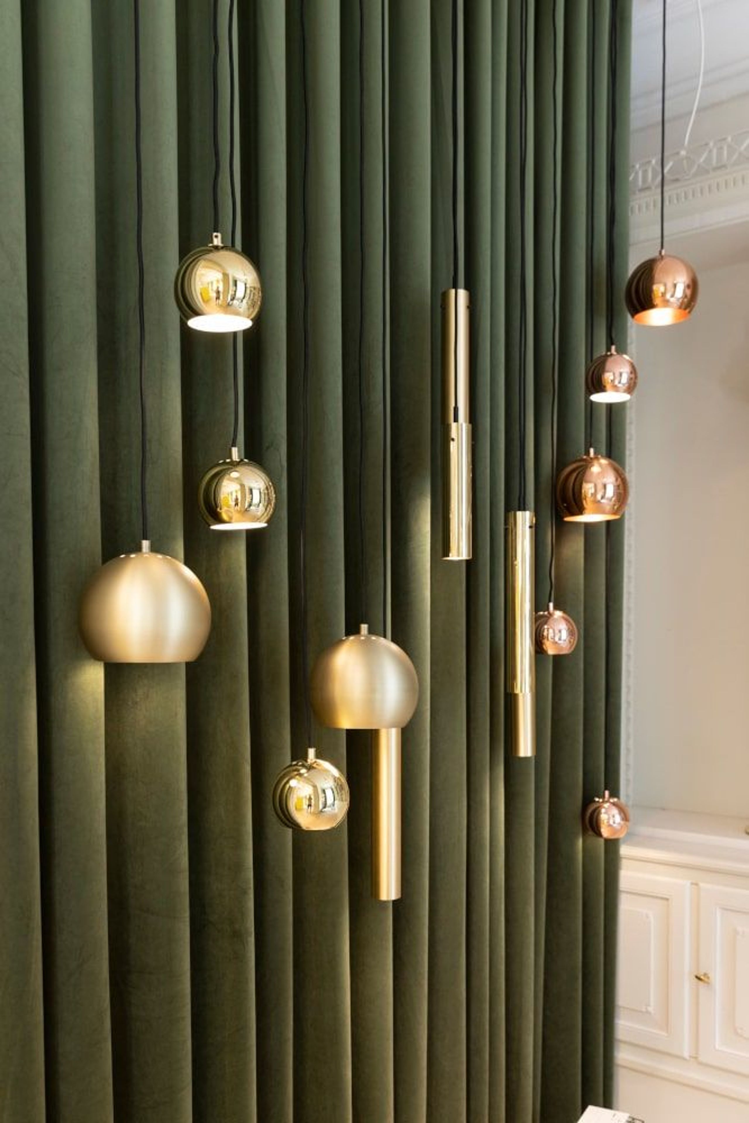 Frandsen - Pendel - FM2014 Pendant - Solid Brass Glossy