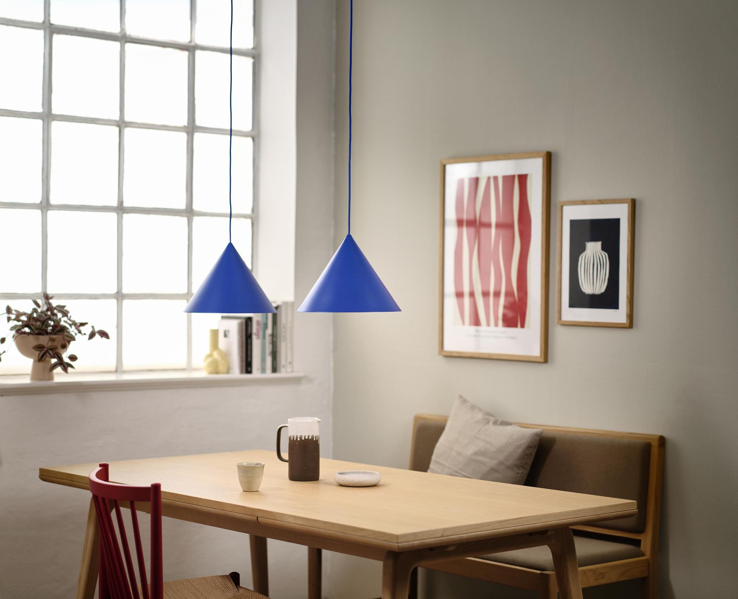 Frandsen - Pendant Lamp - Benjamin Pendant - 30 - Atomic Blue/matt