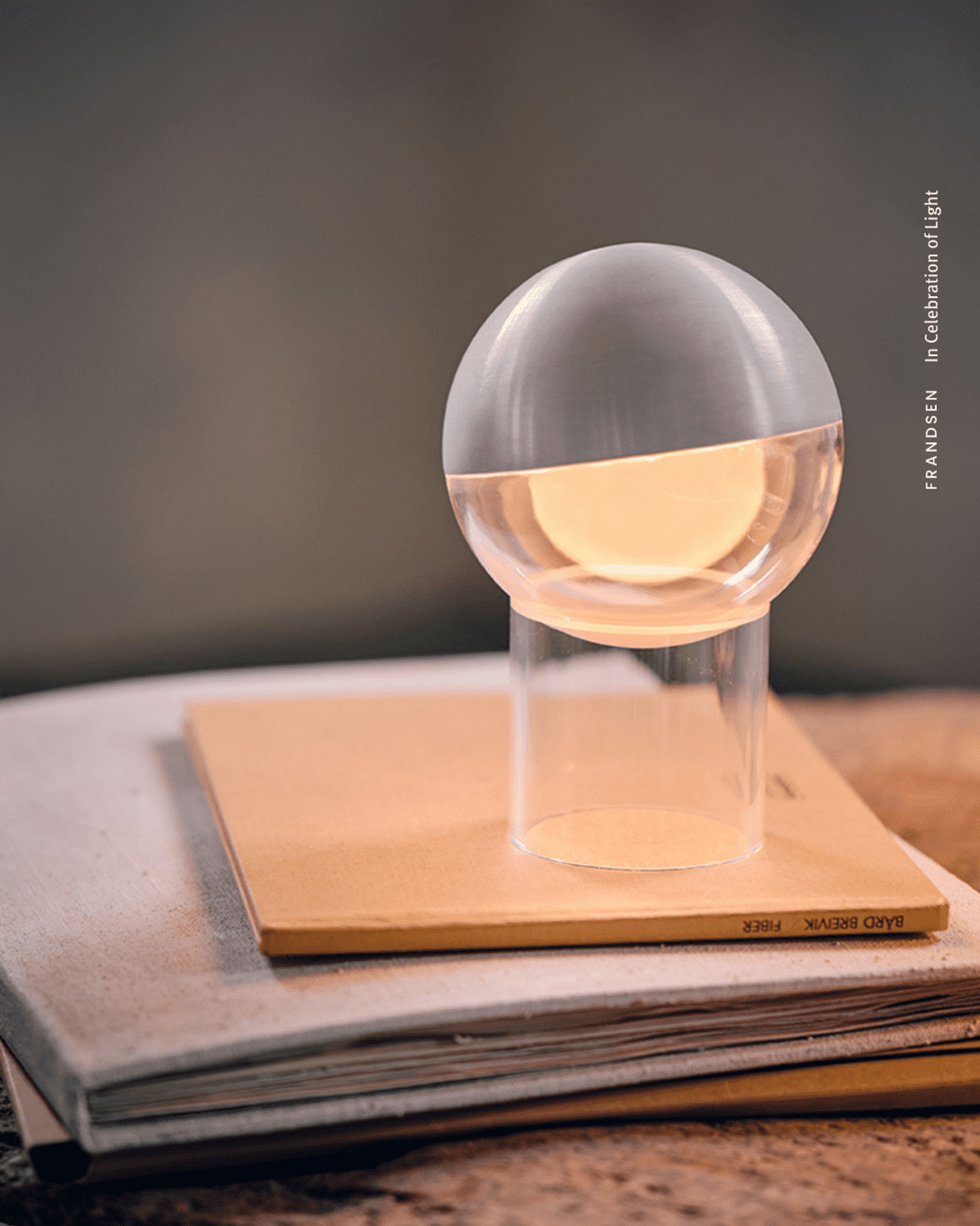 Frandsen - Portable lamp - Pila Portable Table Lamp - Brushed Aluminium