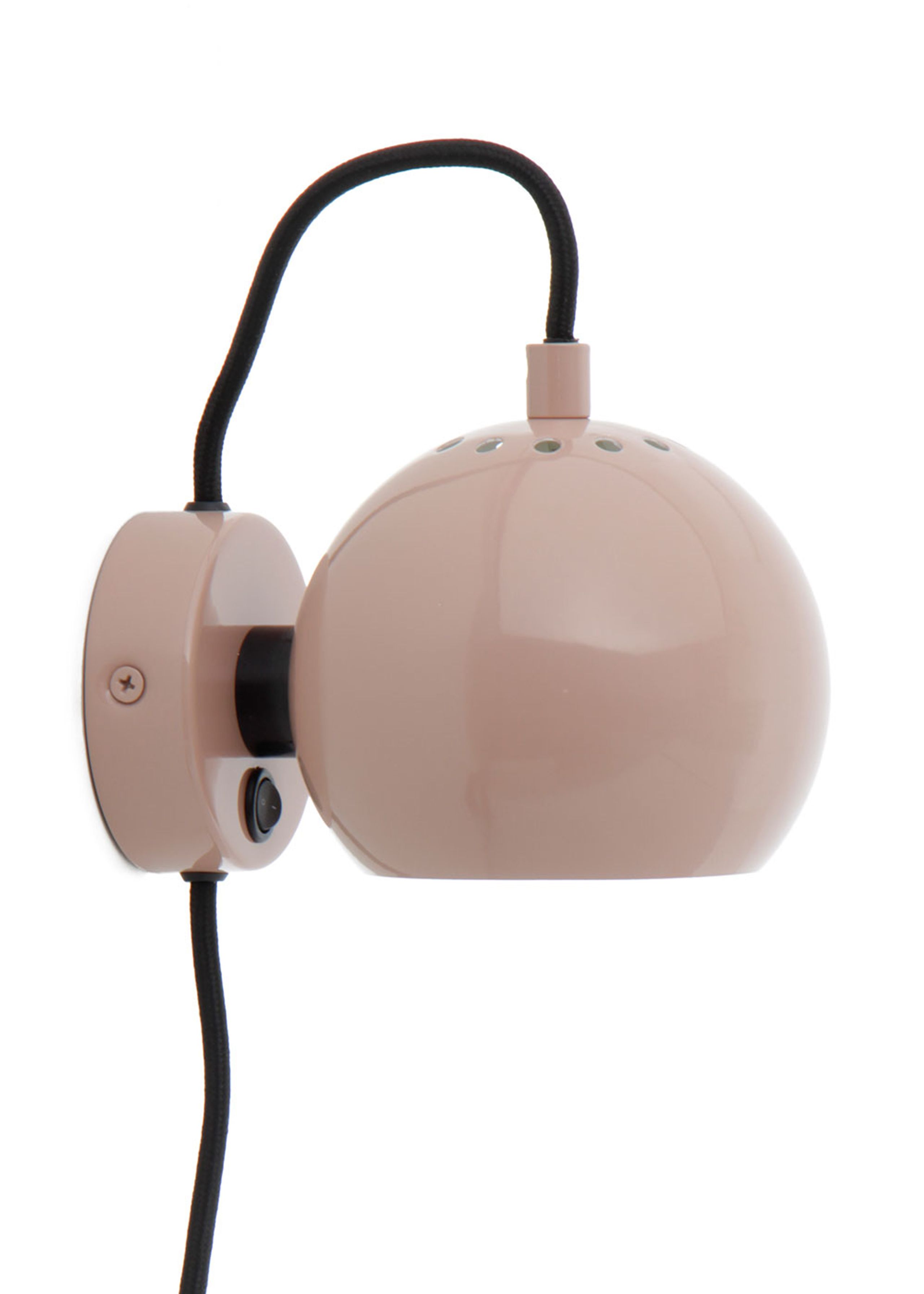 Frandsen - Kinkiet - Ball Wall Lamp - Nude / Glossy