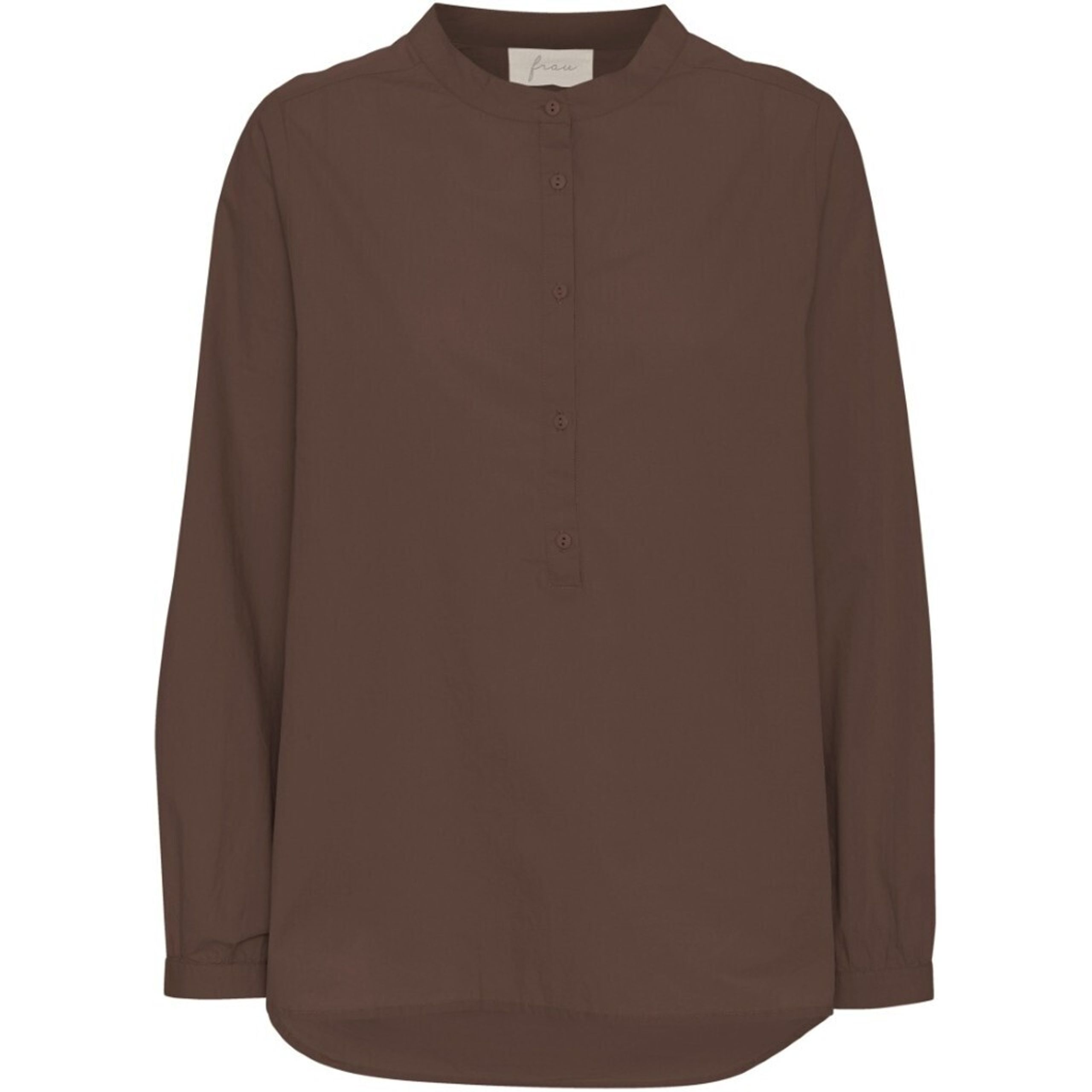 FRAU - Camicia - Madrid LS Shirt - Coffee Quartz