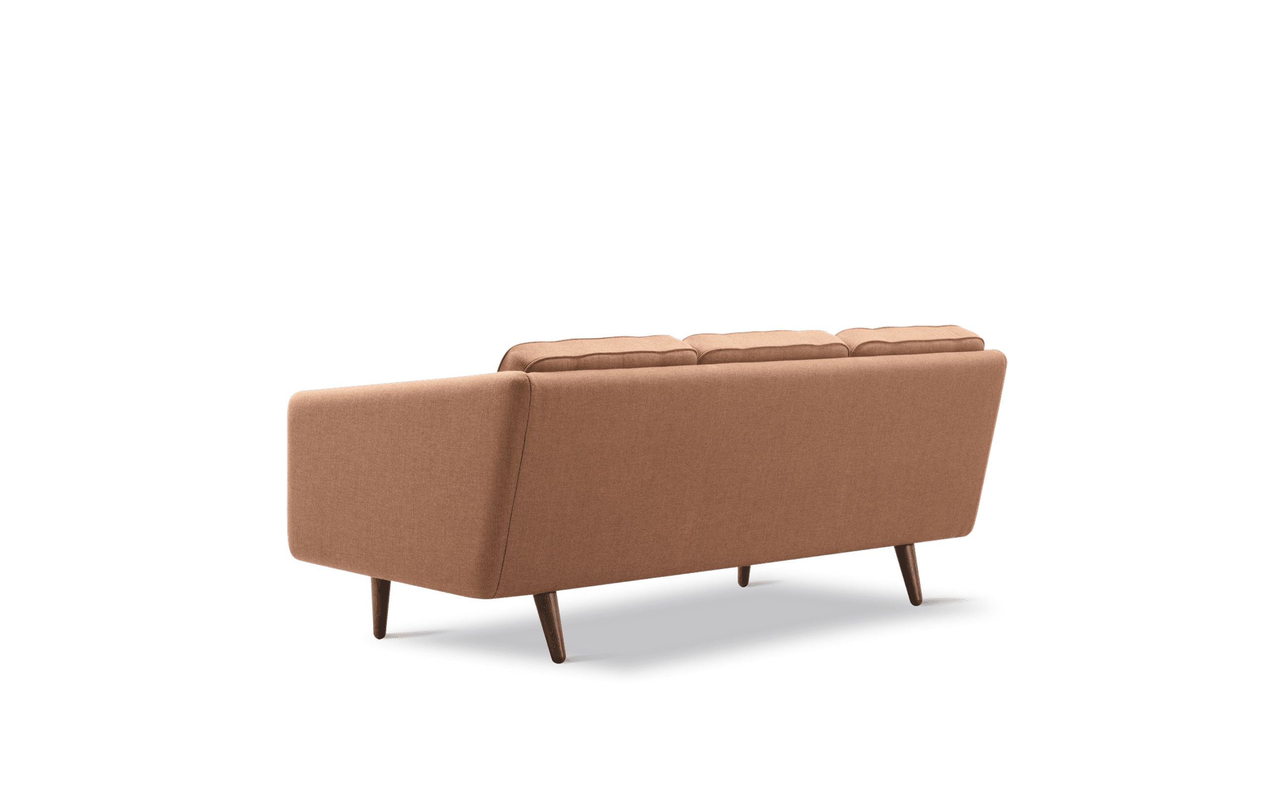 Fredericia Furniture - Pohovka pro 3 osoby - No. 1 Sofa 2003 by Børge Mogensen - Re-wool 568 / Smoked oak