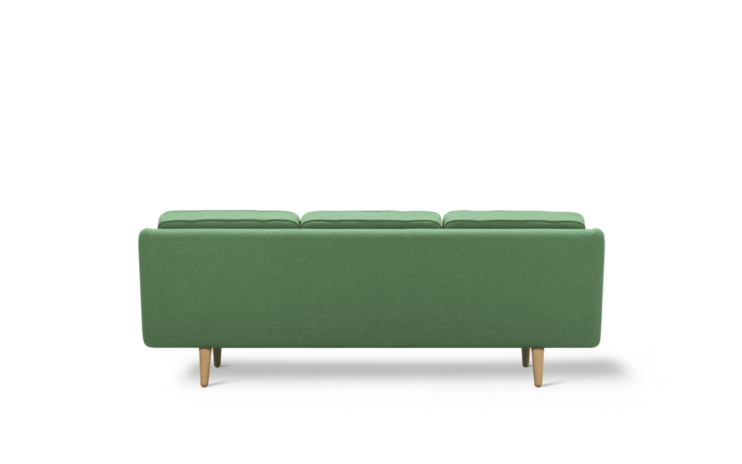 Fredericia Furniture - 3 Personers Sofa - No. 1 Sofa 2003 by Børge Mogensen - Re-wool 967 / Oak oil