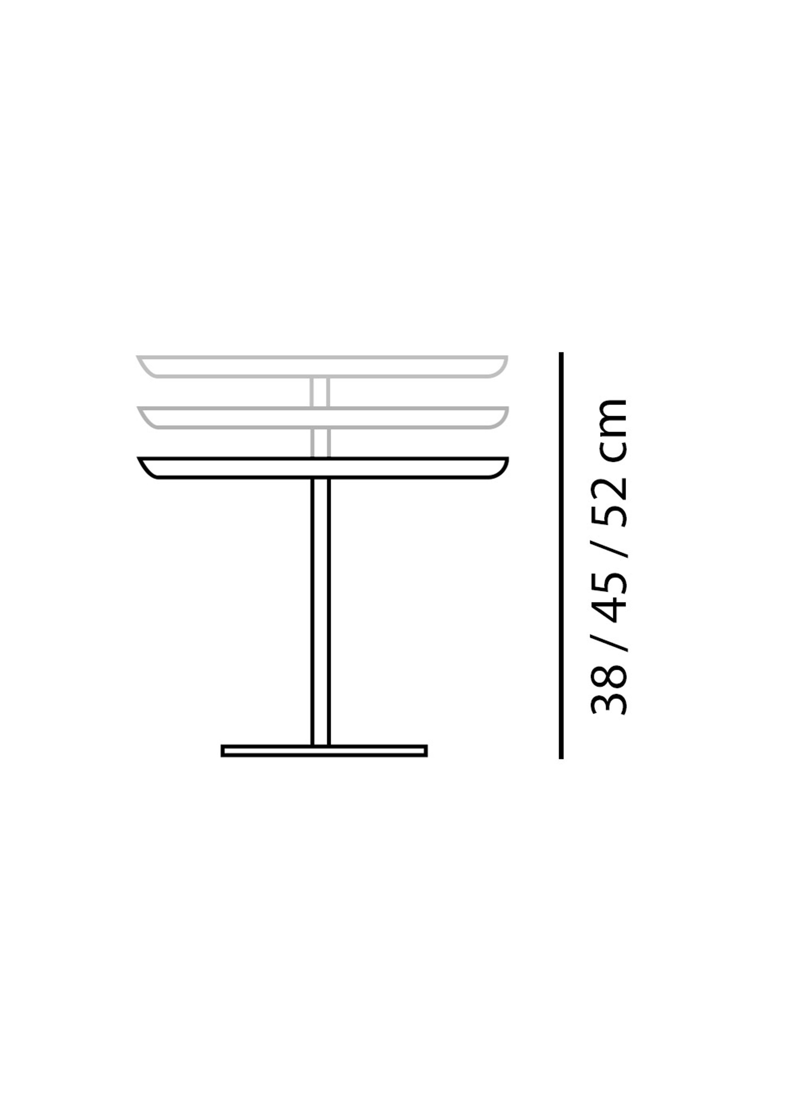 Fredericia Furniture - Postranní stolek - Pal Side Table 6751 by Keiji Takeuchi - Oiled Walnut / Brushed Steel