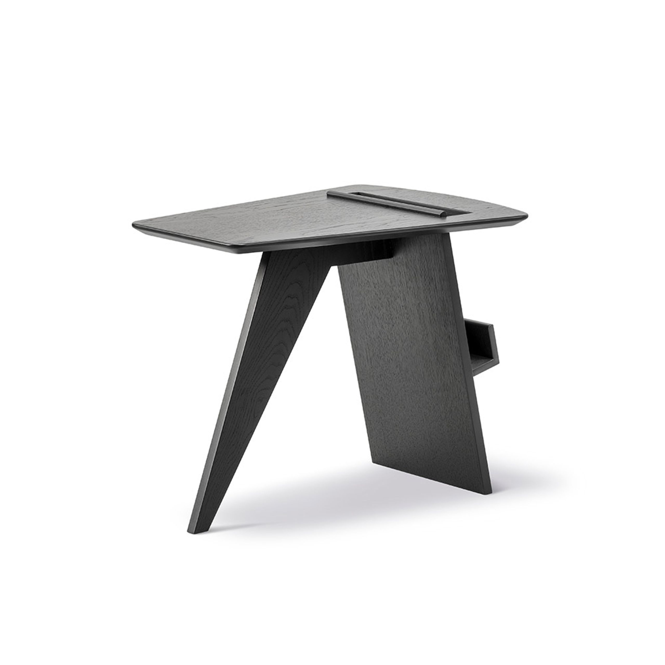Fredericia Furniture - Table - Risom Magazine Table by Jens Risom - Black Lacquered Oak