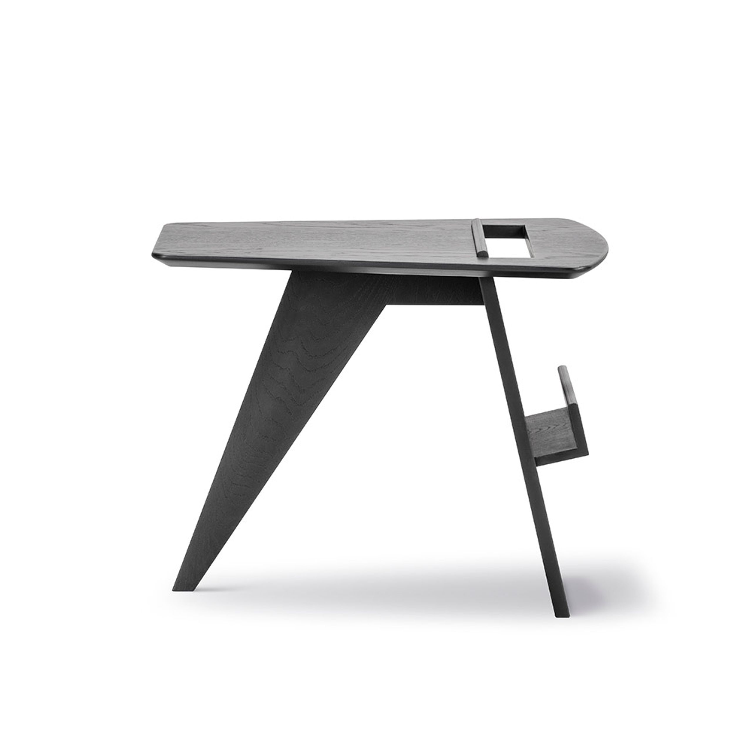 Fredericia Furniture - Table - Risom Magazine Table by Jens Risom - Black Lacquered Oak