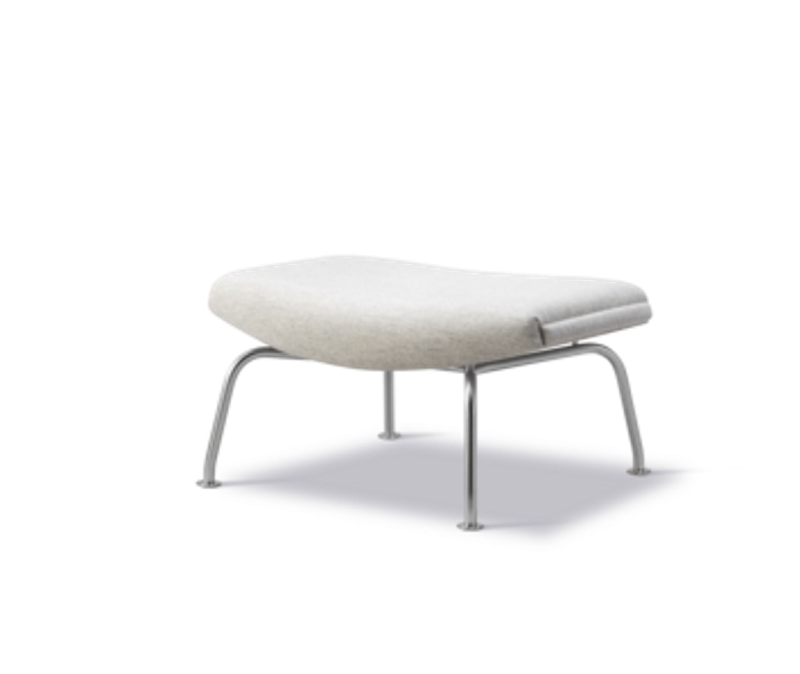 Fredericia Furniture - Footstool - Wegner Ox Ottoman 1002 by Hans J. Wegner - Hallingdal 110