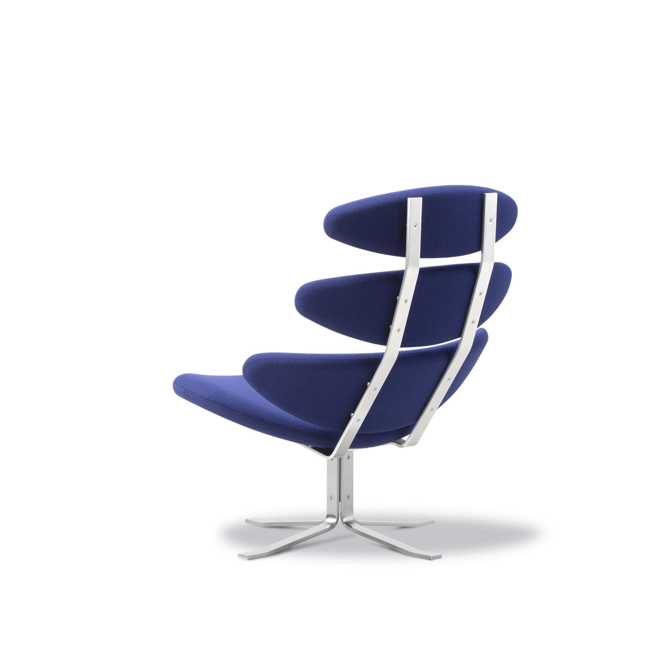 Fredericia Furniture - Sessel - Corona Chair 5000 by By Poul M. Volther - Vidar 676, Brushed Steel