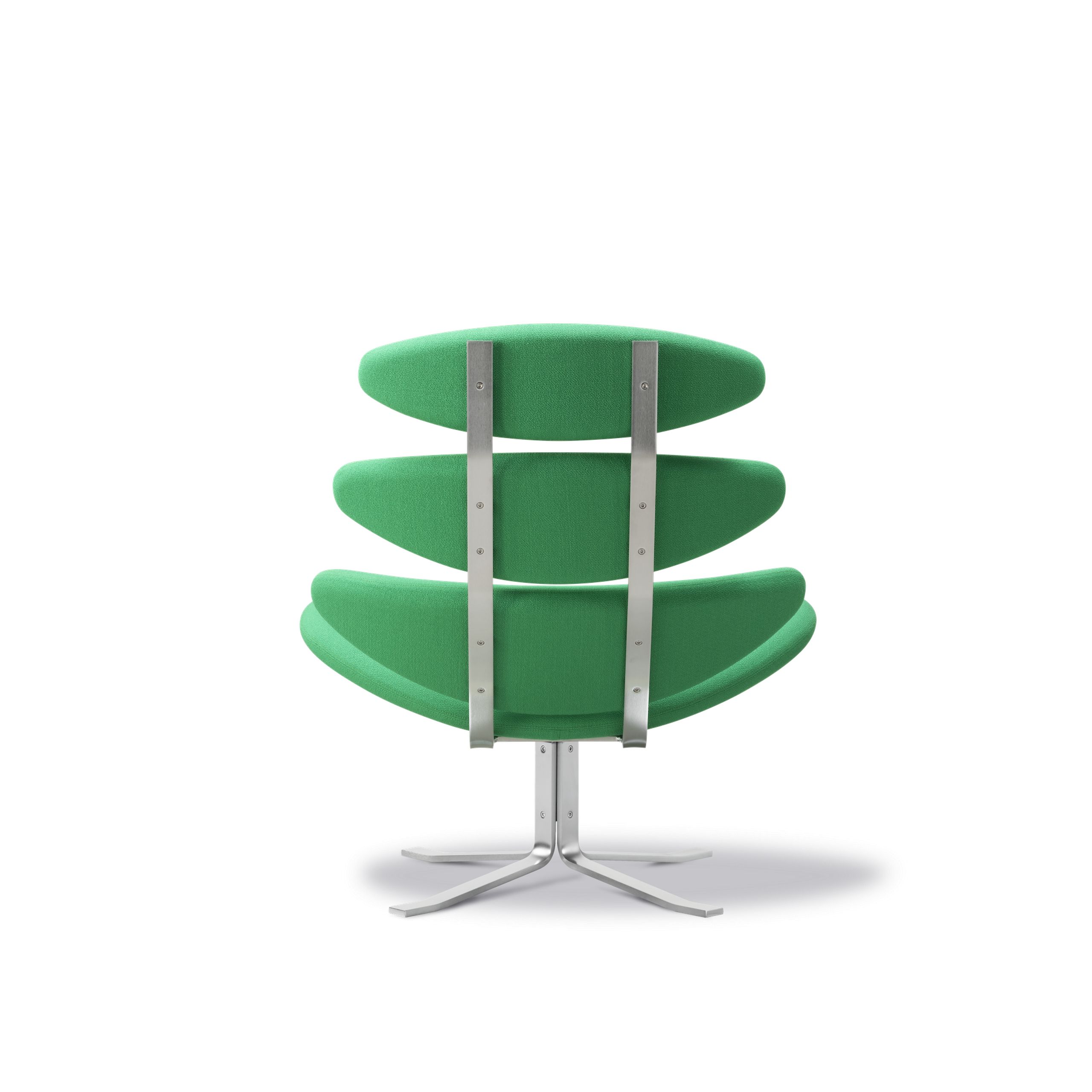 Fredericia Furniture - Sessel - Corona Chair 5000 by By Poul M. Volther - Vidar 932, Brushed Steel