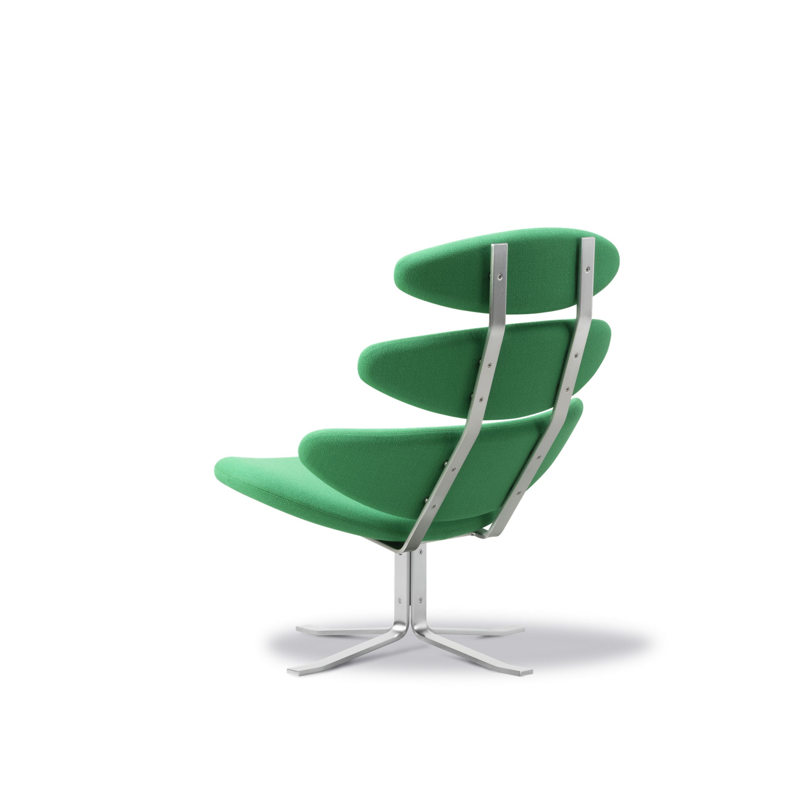 Fredericia Furniture - Sessel - Corona Chair 5000 by By Poul M. Volther - Vidar 932, Brushed Steel