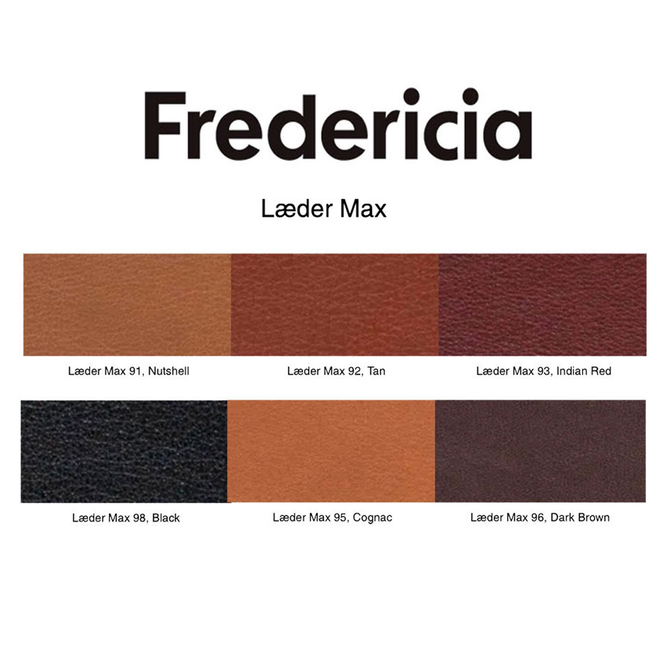 Fredericia Furniture - Lænestol - Mogensen Club Chair 2207 by Børge Mogensen - Max 95 Cognac / Lacquered Oak