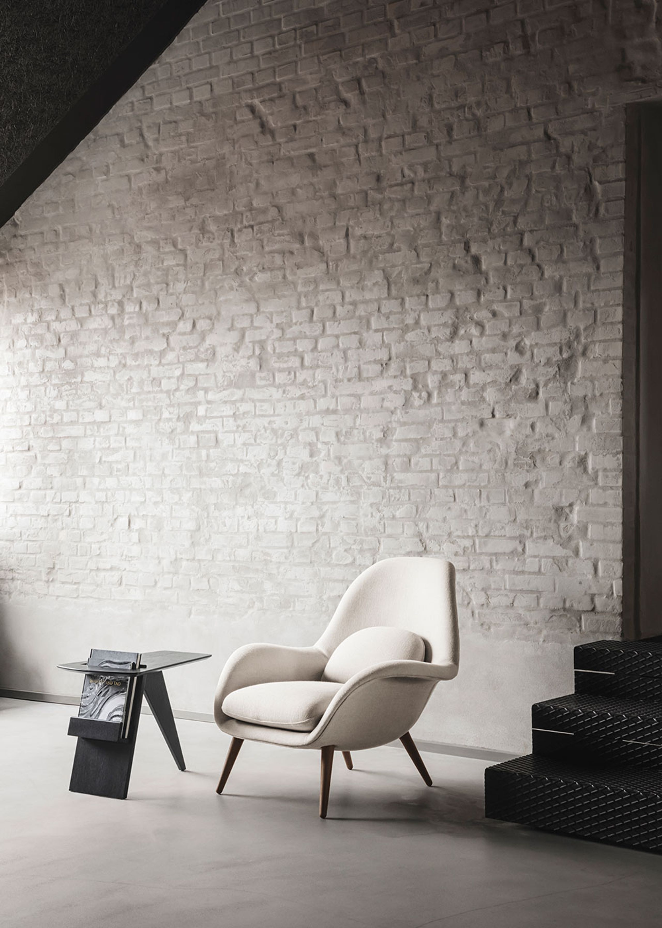 Fredericia Furniture - Fauteuil - Swoon Dining Armchair 1770 by Space Copenhagen - Sunniva 717 / Smoke Stained Oak