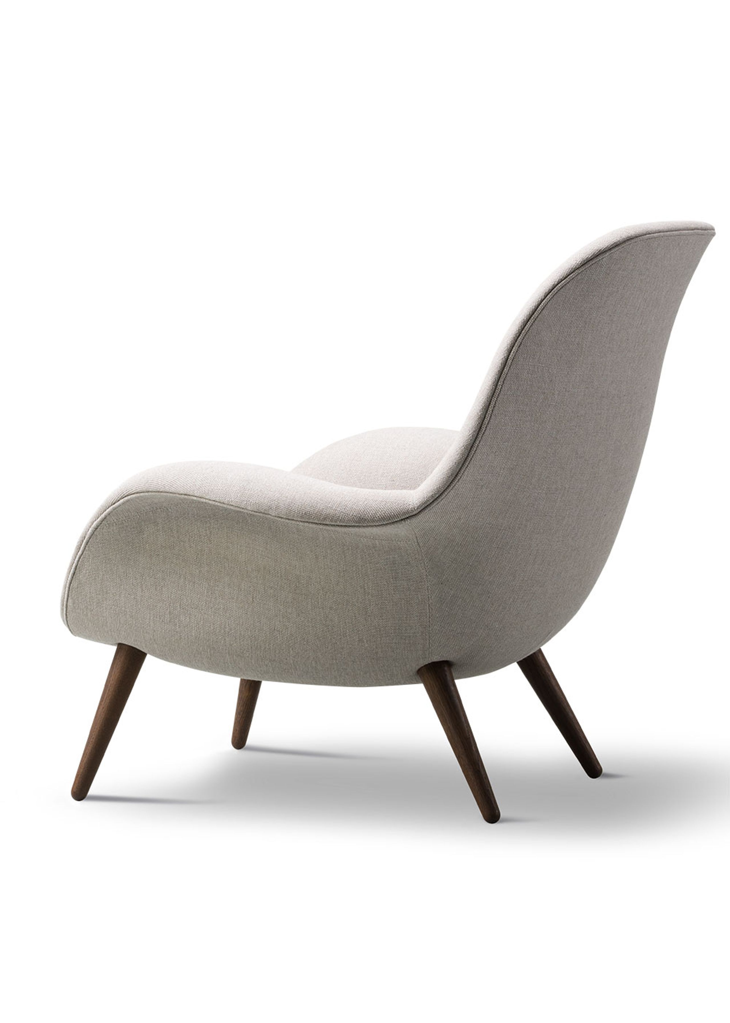 Fredericia Furniture - Fauteuil - Swoon Dining Armchair 1770 by Space Copenhagen - Sunniva 717 / Smoke Stained Oak