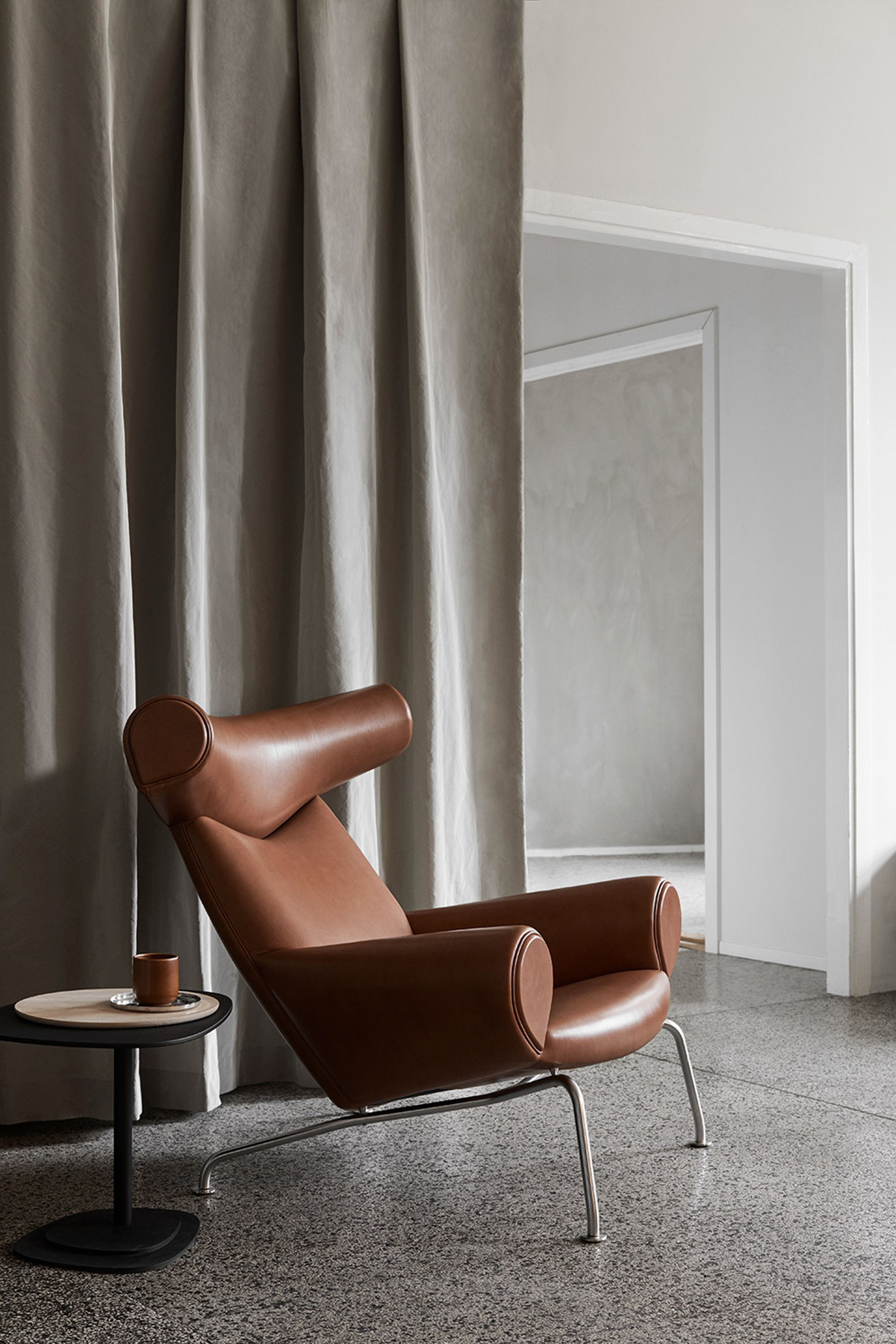 Fredericia Furniture - Křeslo - Wegner Ox Chair 1000 by Hans J. Wegner - Primo 75 Cognac