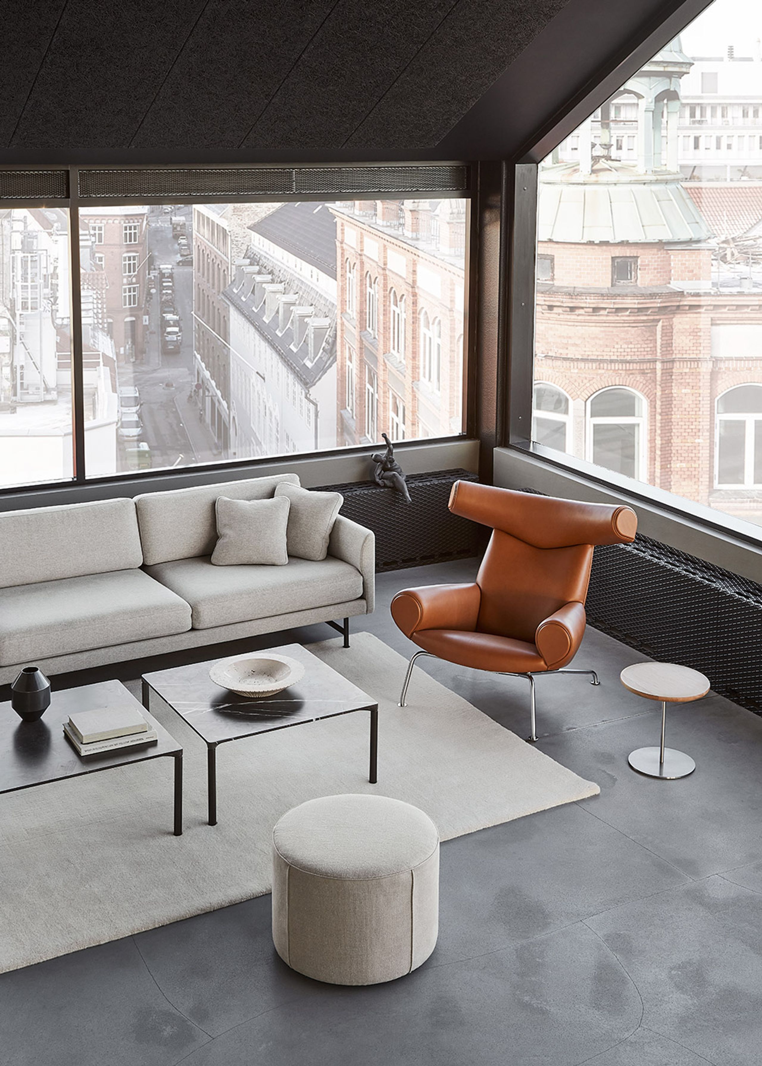 Fredericia Furniture - Křeslo - Wegner Ox Chair 1000 by Hans J. Wegner - Primo 75 Cognac