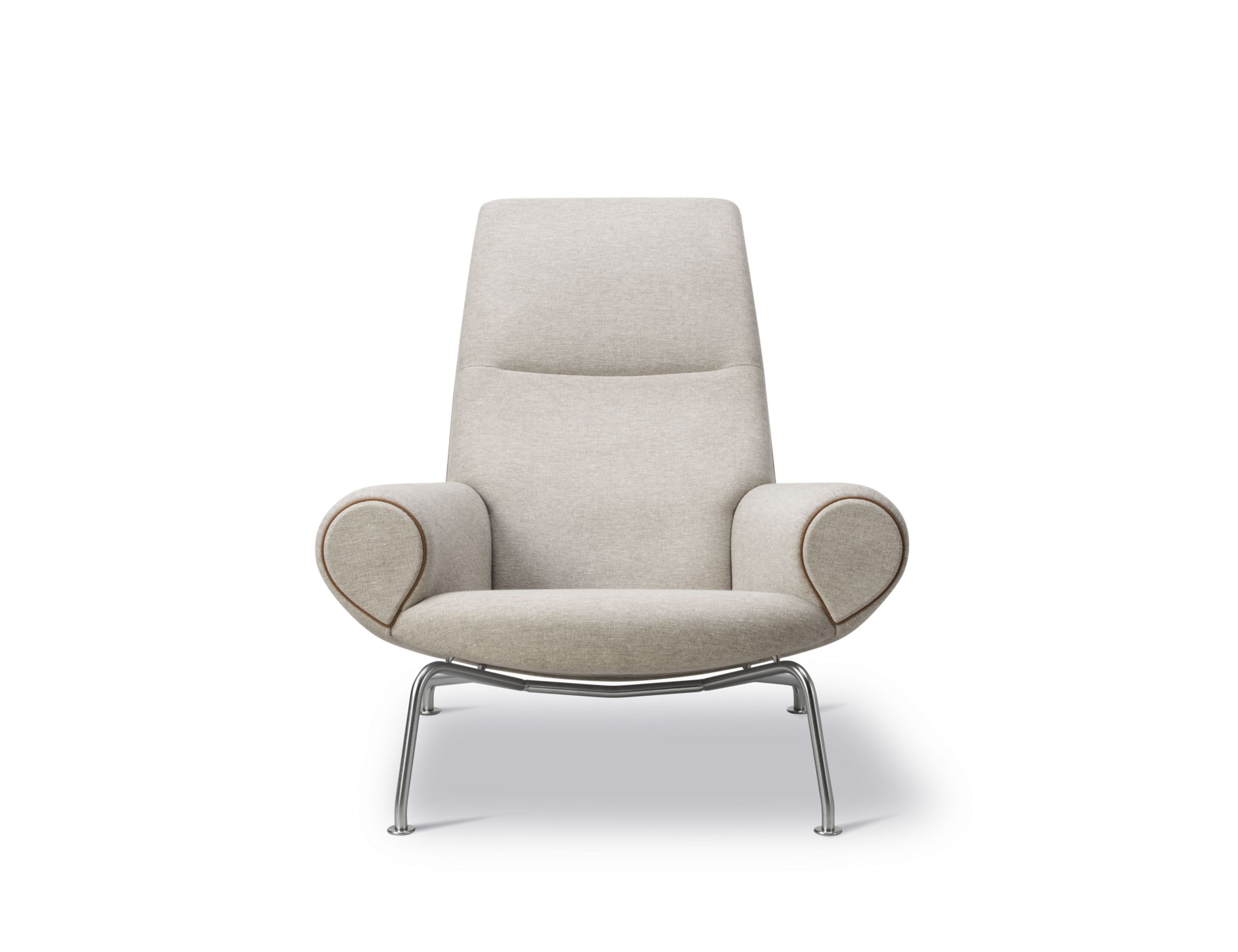Fredericia Furniture - Armchair - Wegner Queen Chair 1010 by Hans J. Wegner - Clay 12