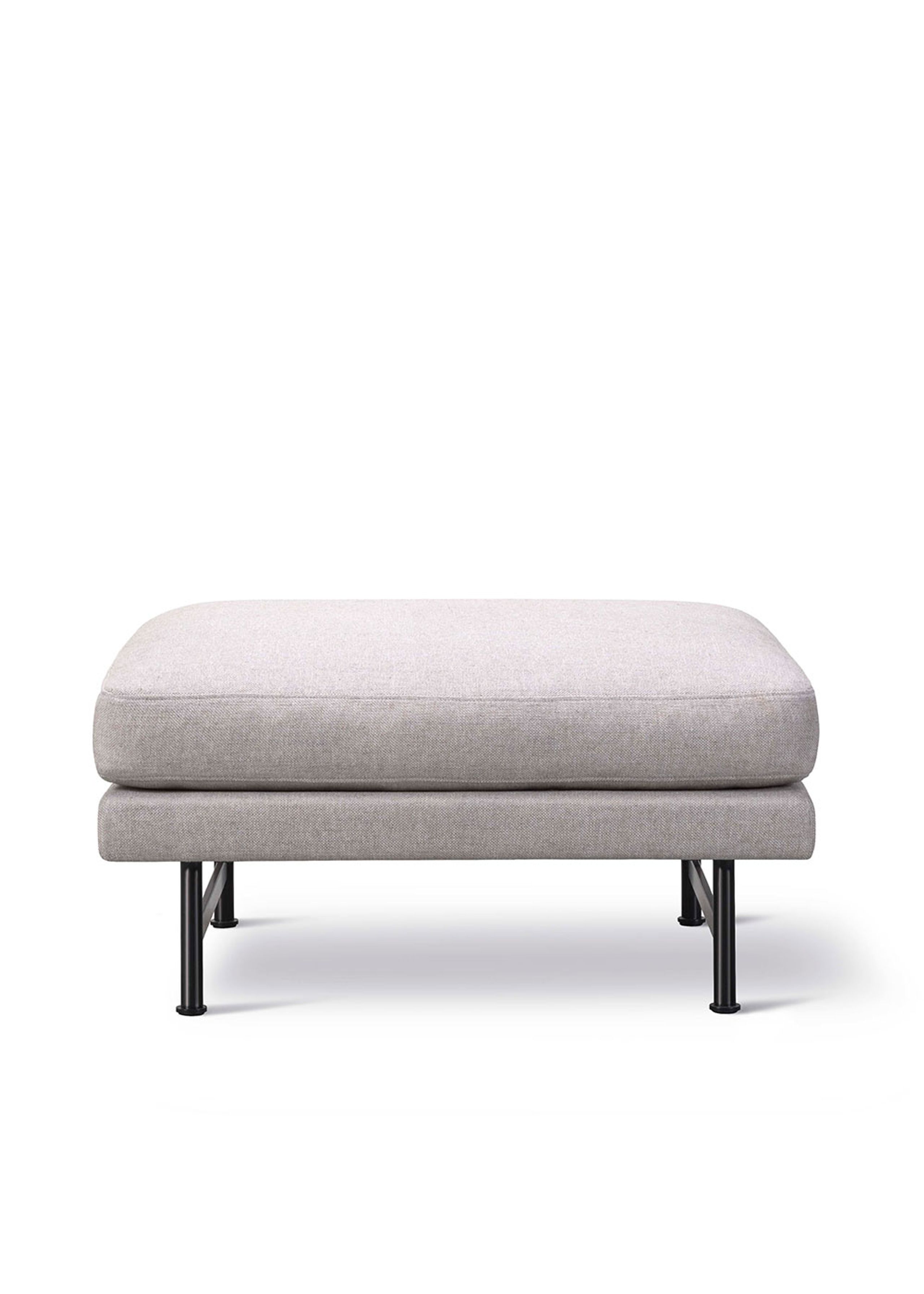 Fredericia Furniture - Pouf - Calmo Ottoman 80 5620 by Hugo Passos - Sunniva 717 / Black