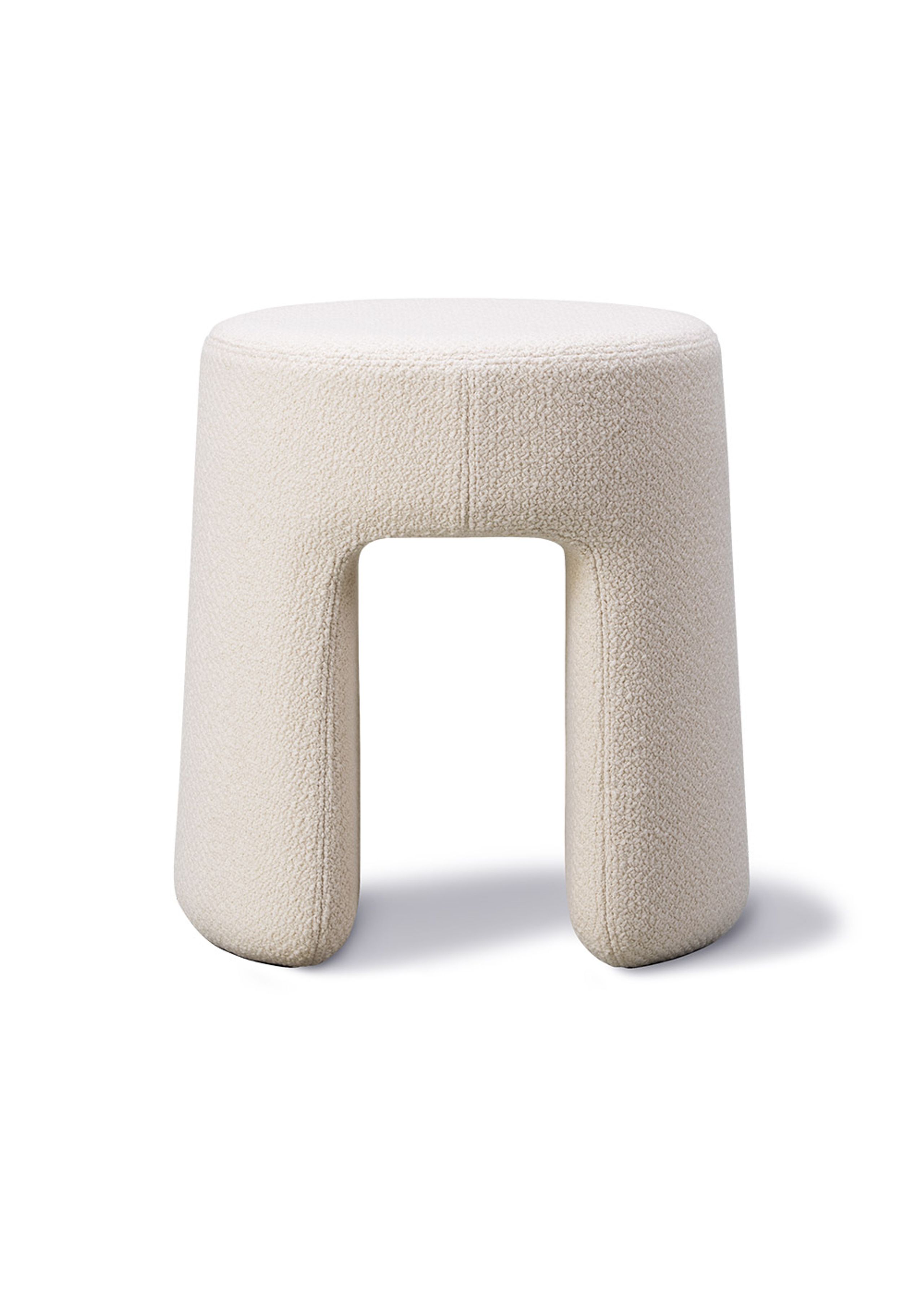 Fredericia Furniture - Pouf - Sequoia Pouf 1756 by Space Copenhagen - Wool / Carlotto 200