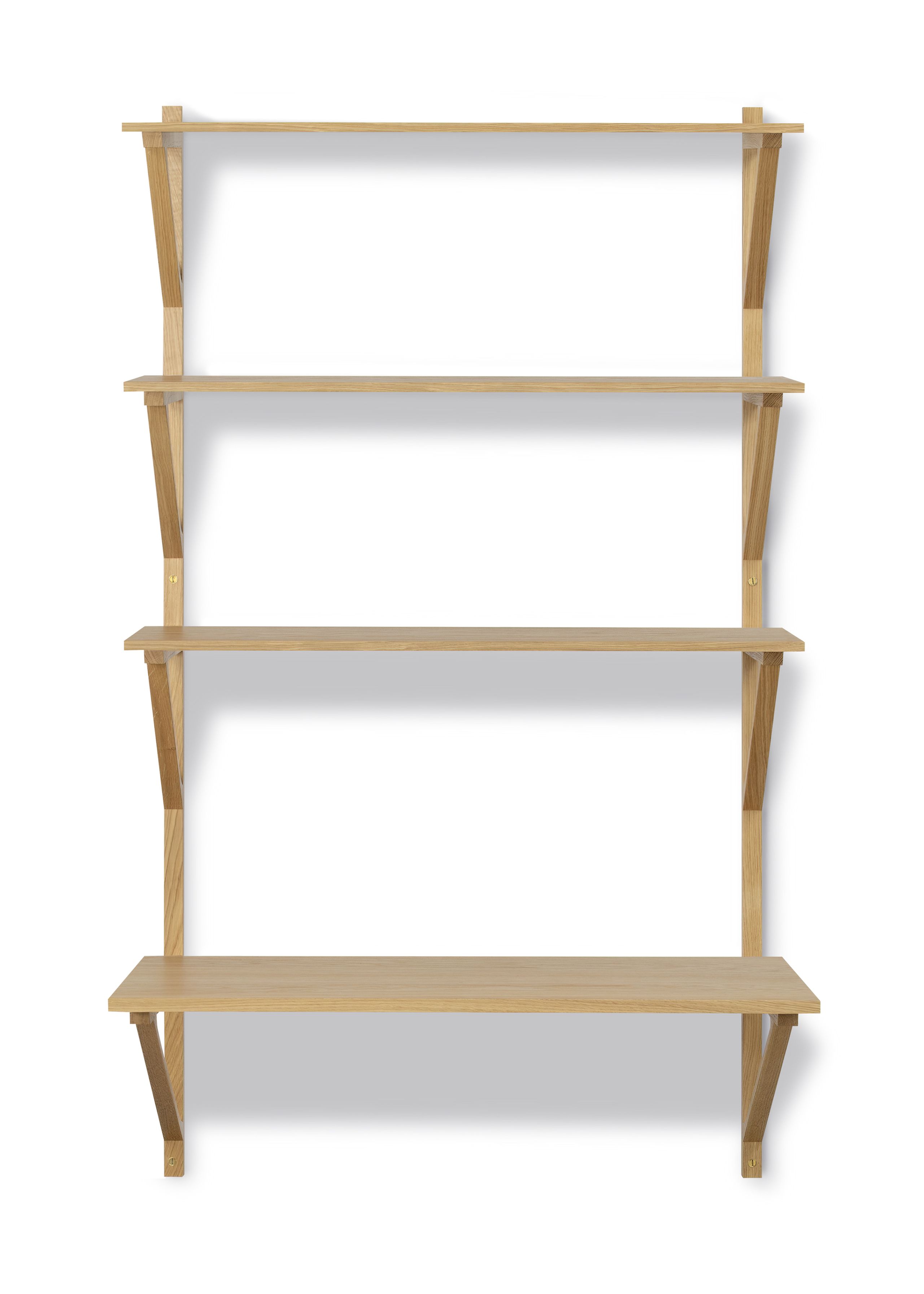 Fredericia Furniture - Reol - BM29 Shelf 2901 by Børge Mogensen - Lacquered Oak