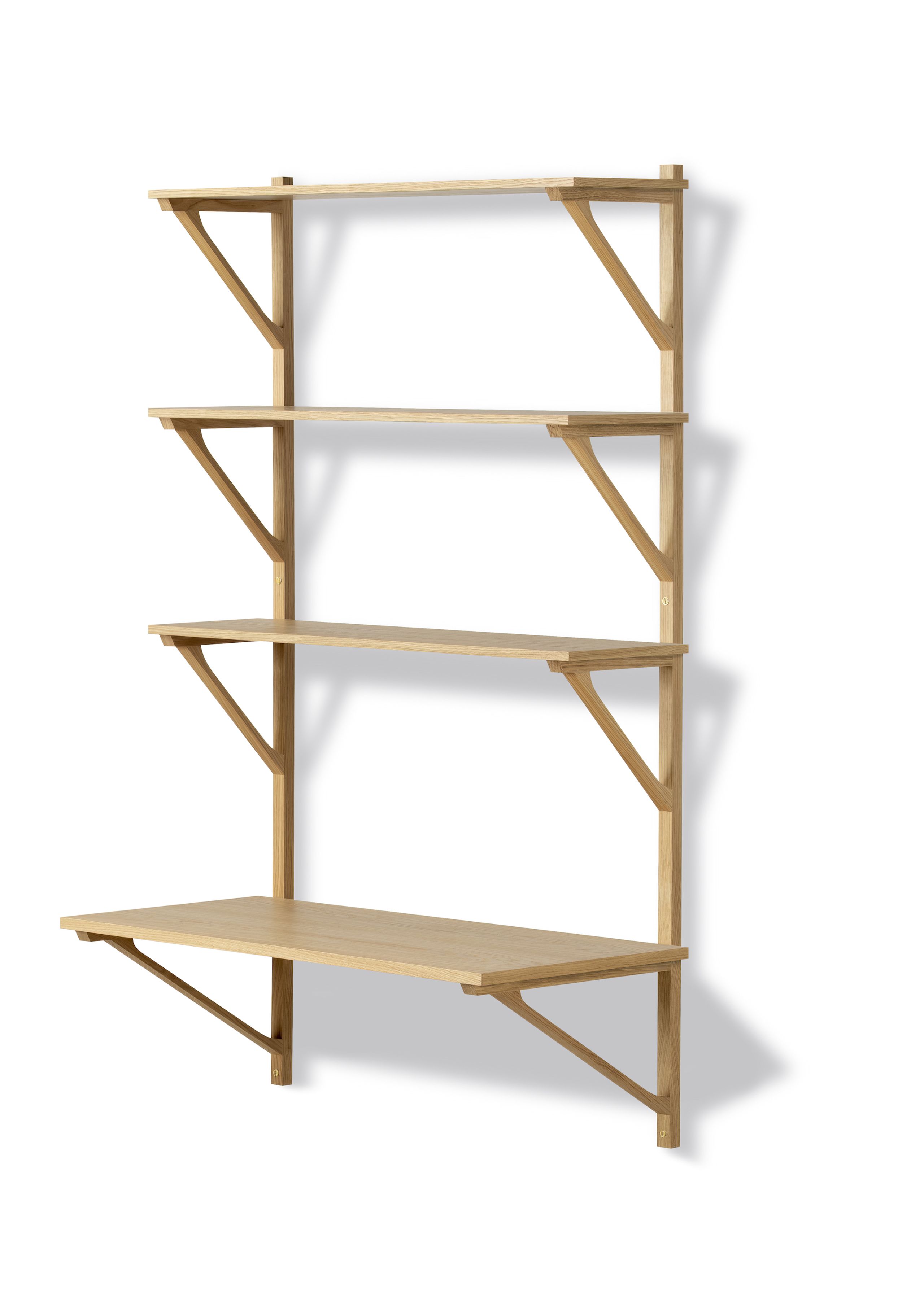 Fredericia Furniture - Reol - BM29 Shelf 2901 by Børge Mogensen - Lacquered Oak
