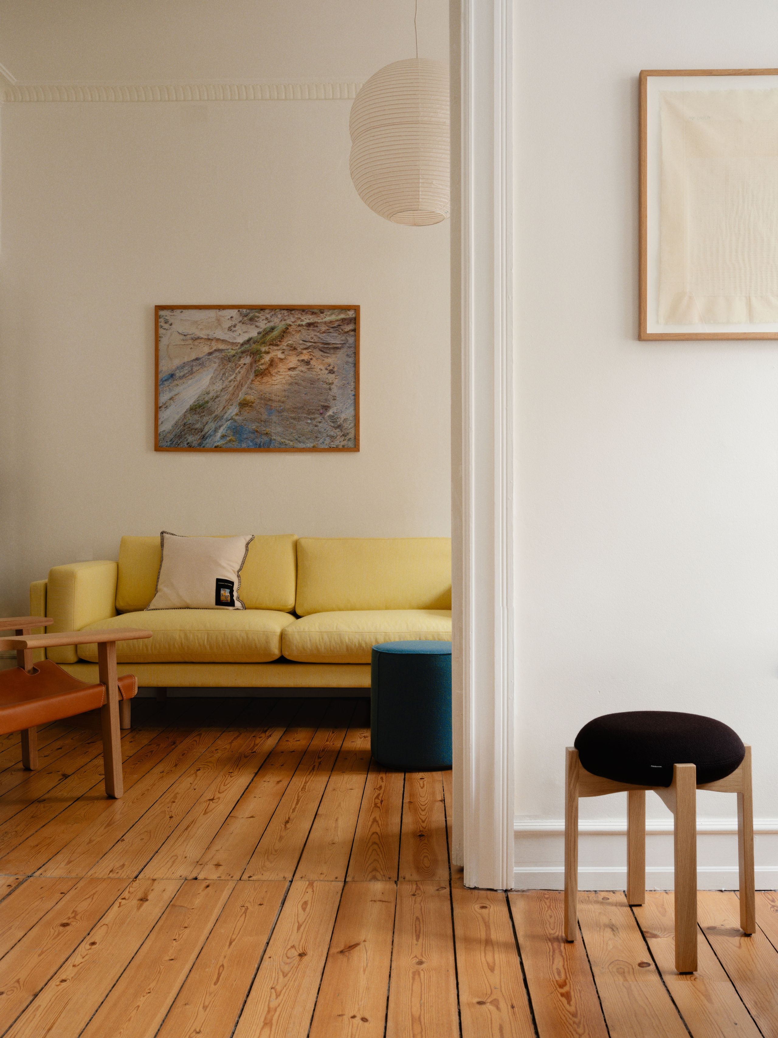 Fredericia Furniture - Stool - Pioneer Stool 6830 / By Maria Bruun - Primo 86-1 Dark Brown / Smoked Oak Stained