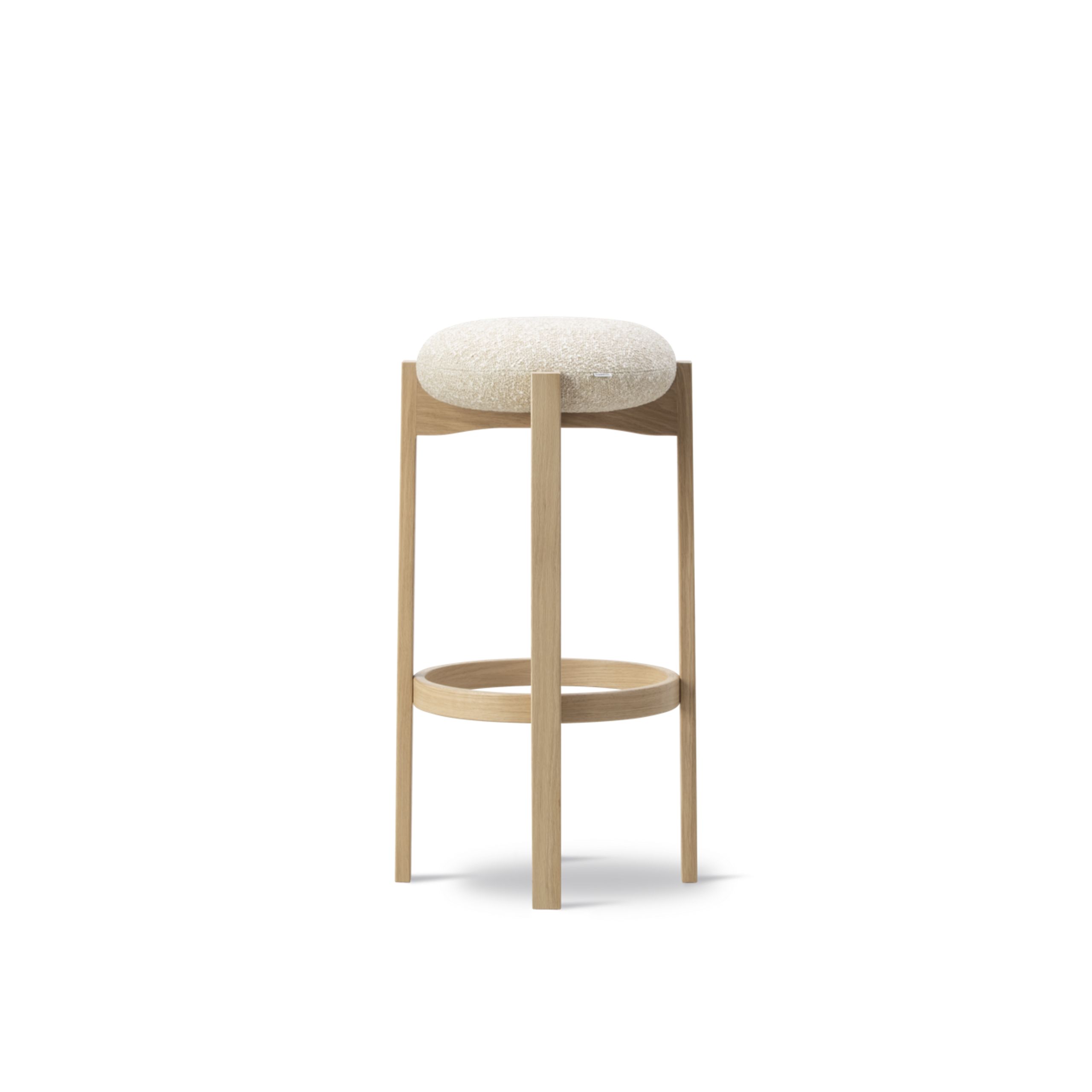 Fredericia Furniture - Hocker - Pioneer Stool 6831 / By Maria Bruun - Zero 0001 / Oak Lacquered
