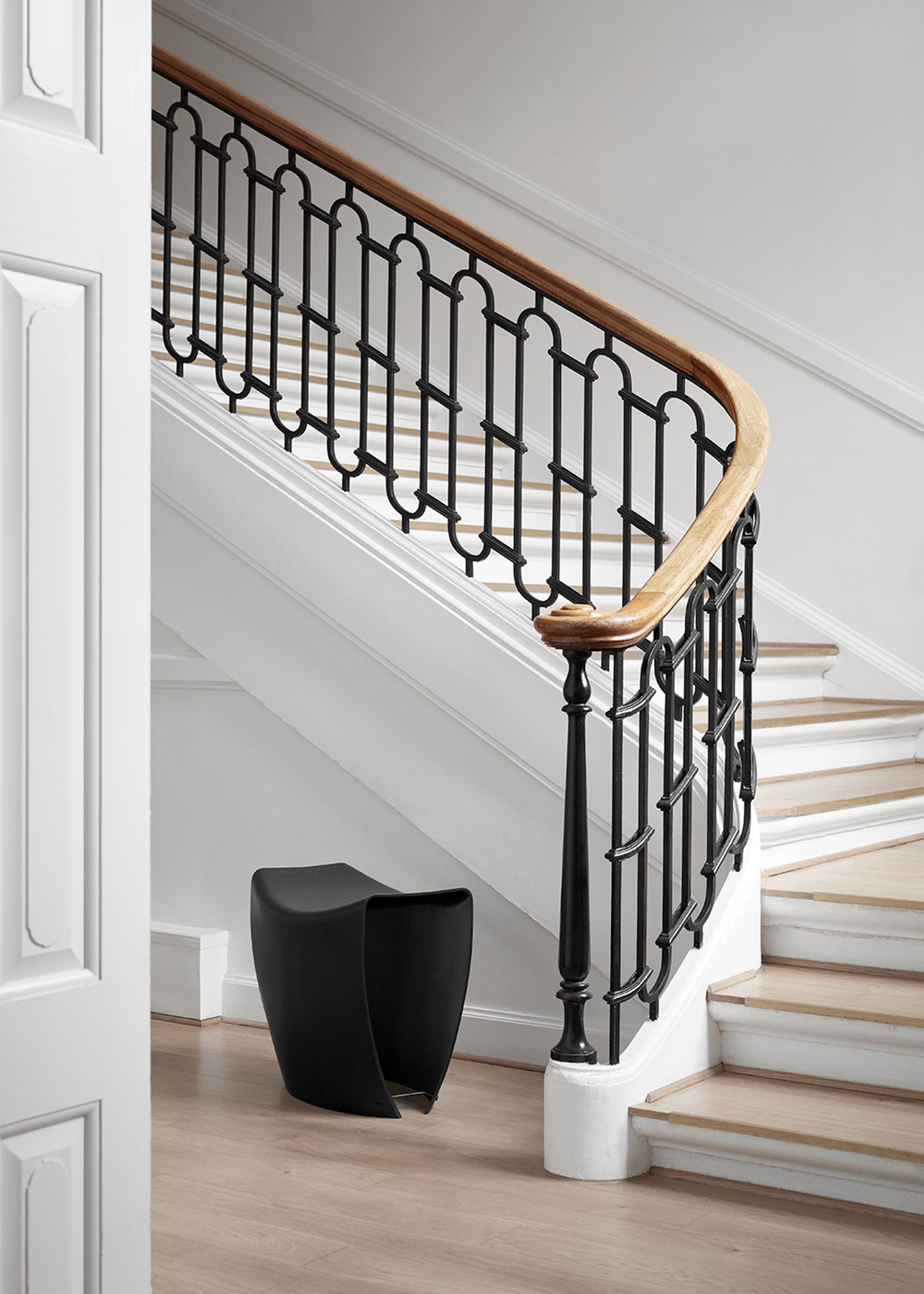 Fredericia Furniture - Stool - Gallery Stool 1610 by Hans Sandgren Jakobsen - Black Lacquered Ash