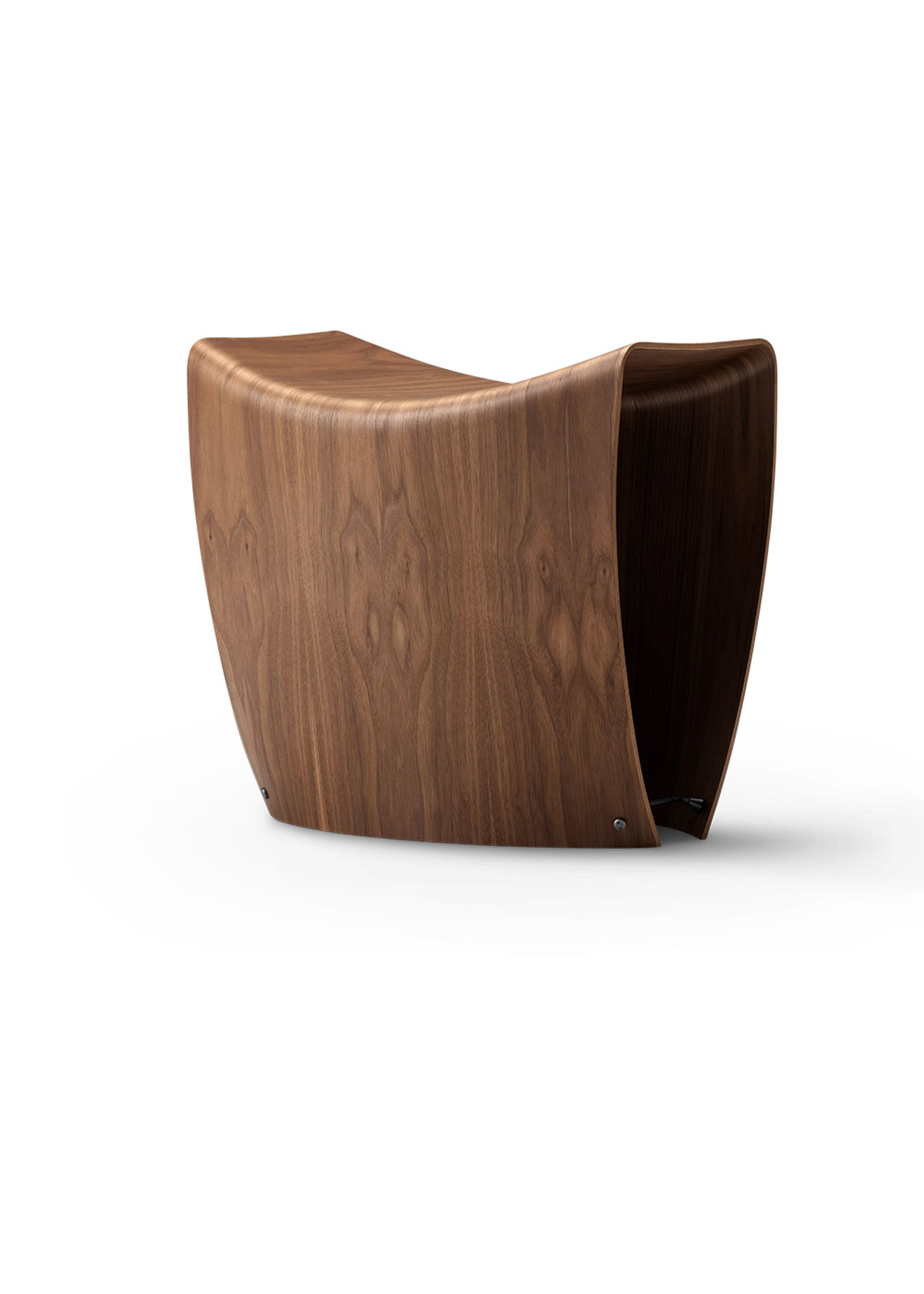 Fredericia Furniture - Stolička - Gallery Stool 1610 by Hans Sandgren Jakobsen - Lacquered Walnut