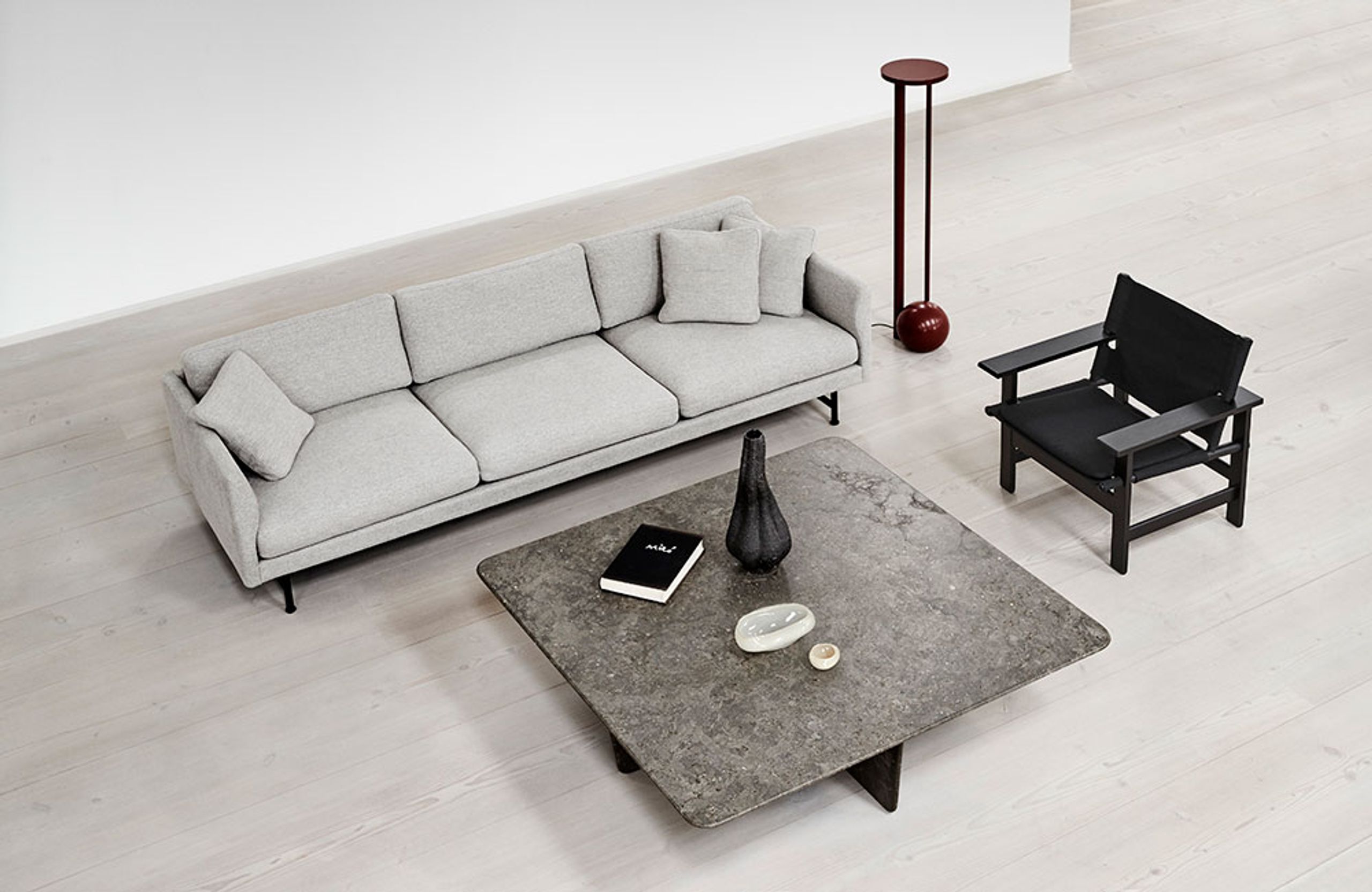 Fredericia Furniture - Divano - Calmo Sofa 80 5623 by Hugo Passos - Ruskin 10 / Black