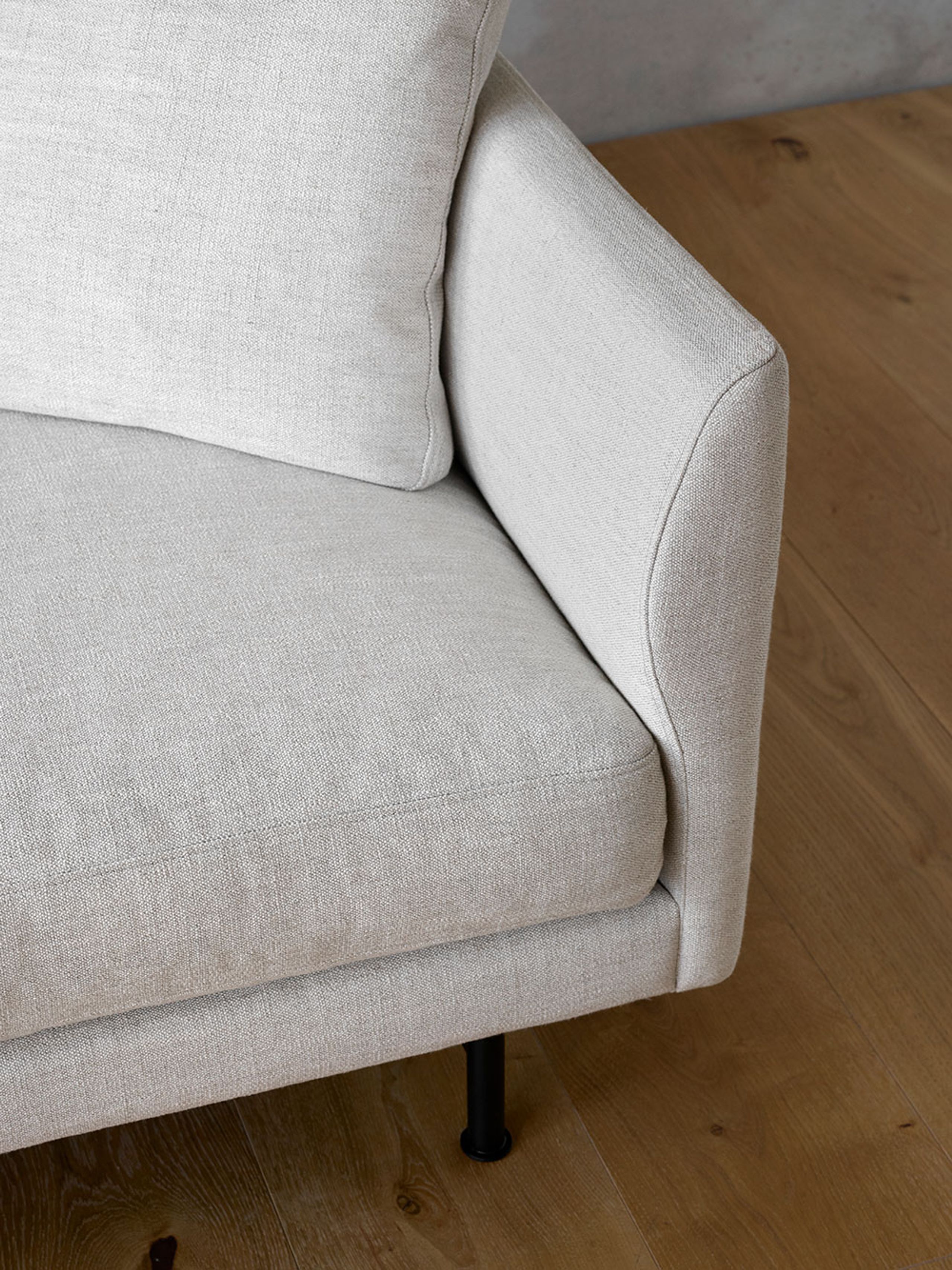 Fredericia Furniture - Couch - Calmo Sofa 80 5625 by Hugo Passos - Ruskin 34 / Black