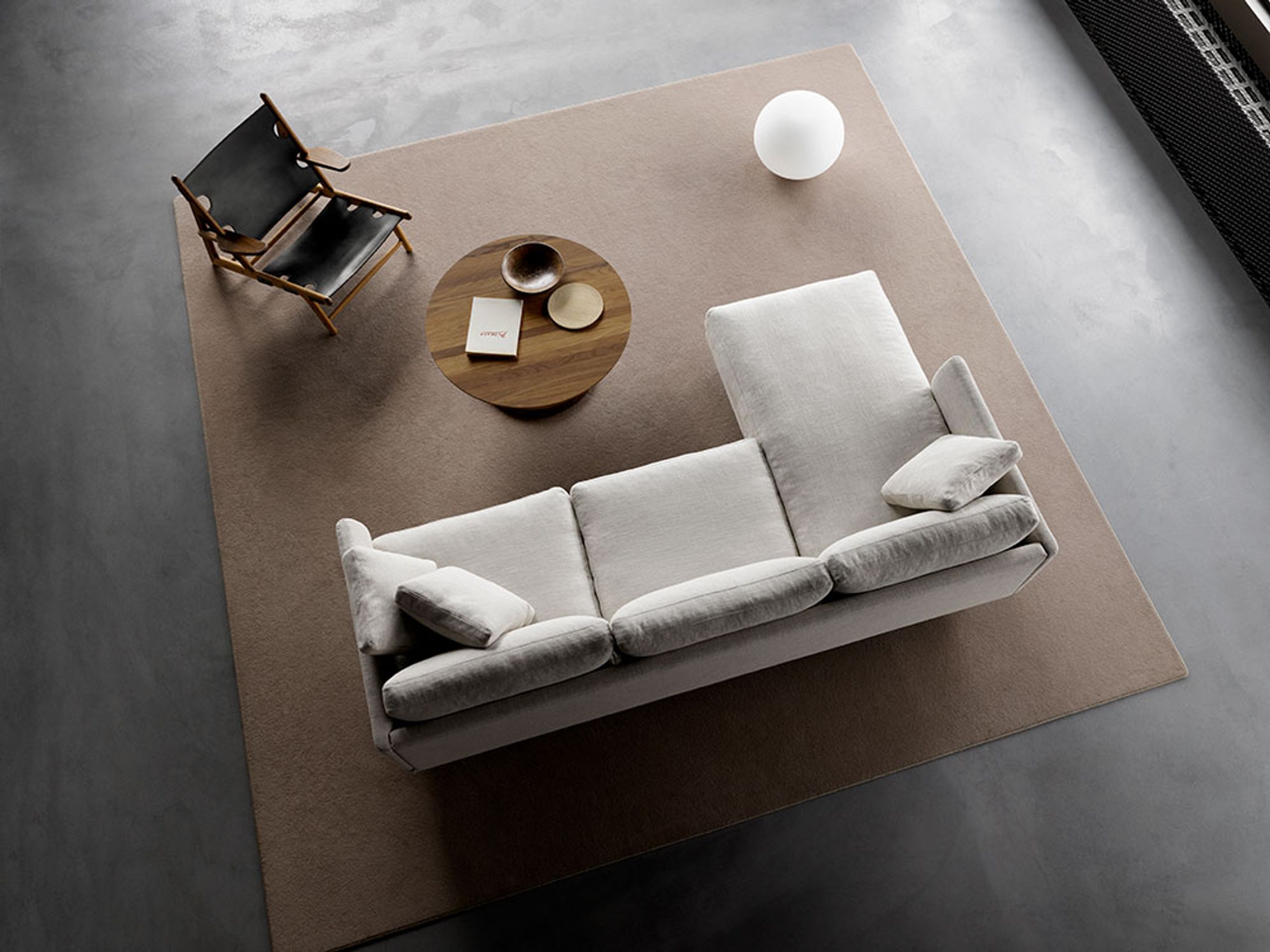 Fredericia Furniture - Couch - Calmo Sofa 80 5625 by Hugo Passos - Ruskin 34 / Black